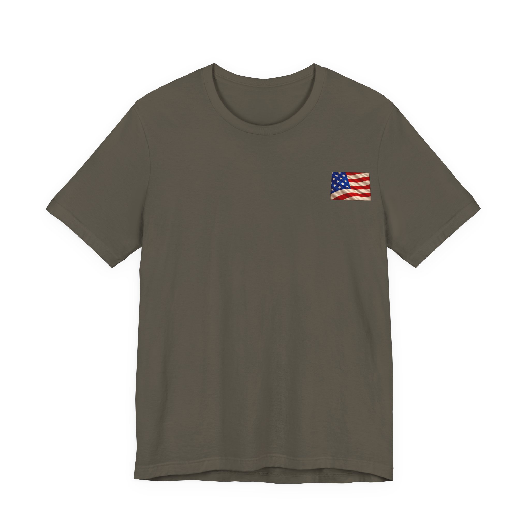 Wyoming Veteran T-Shirt — American Flag Map Military Tribute Tee - Image 33
