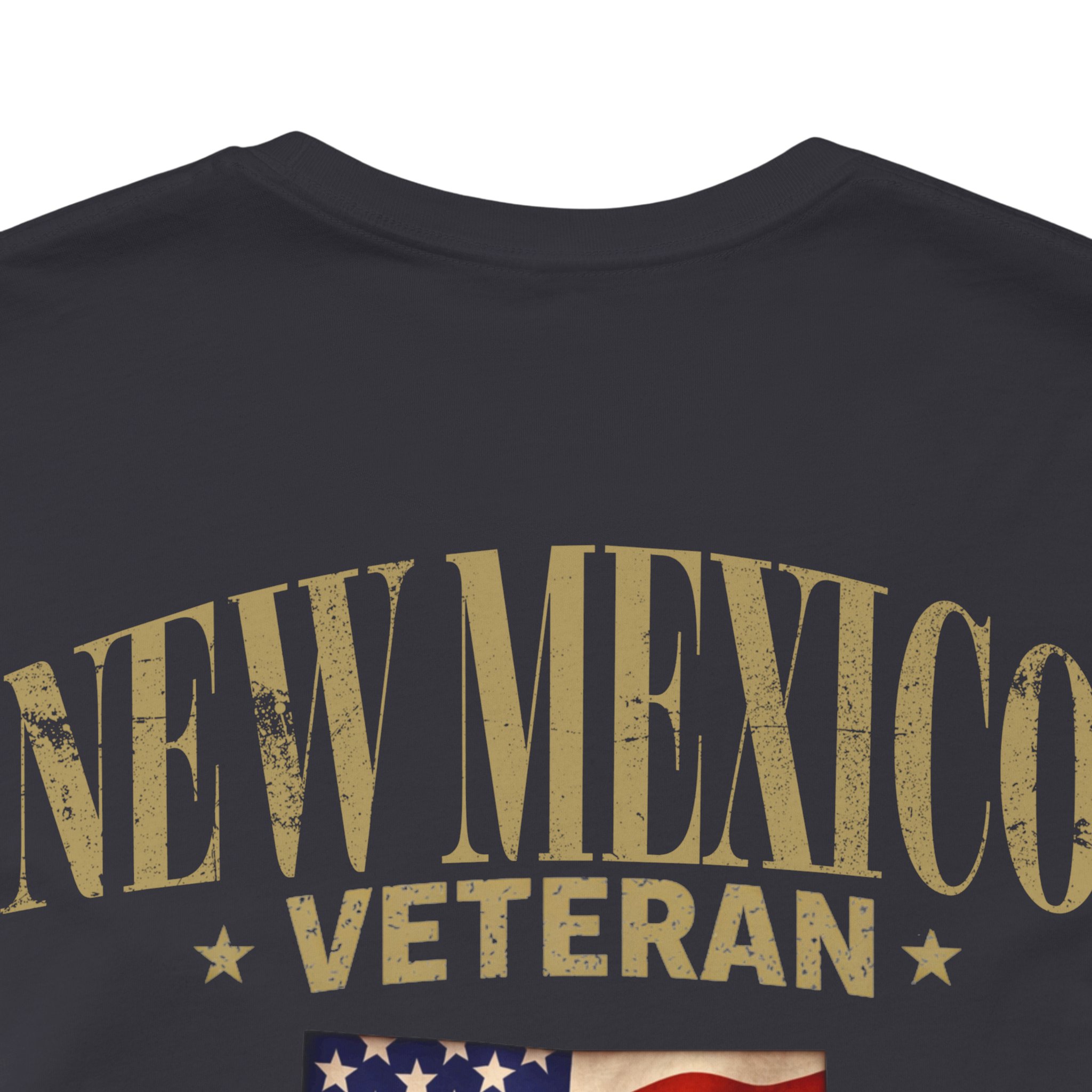 New Mexico Veteran T-Shirt — American Flag Map Military Tribute Tee - Image 11