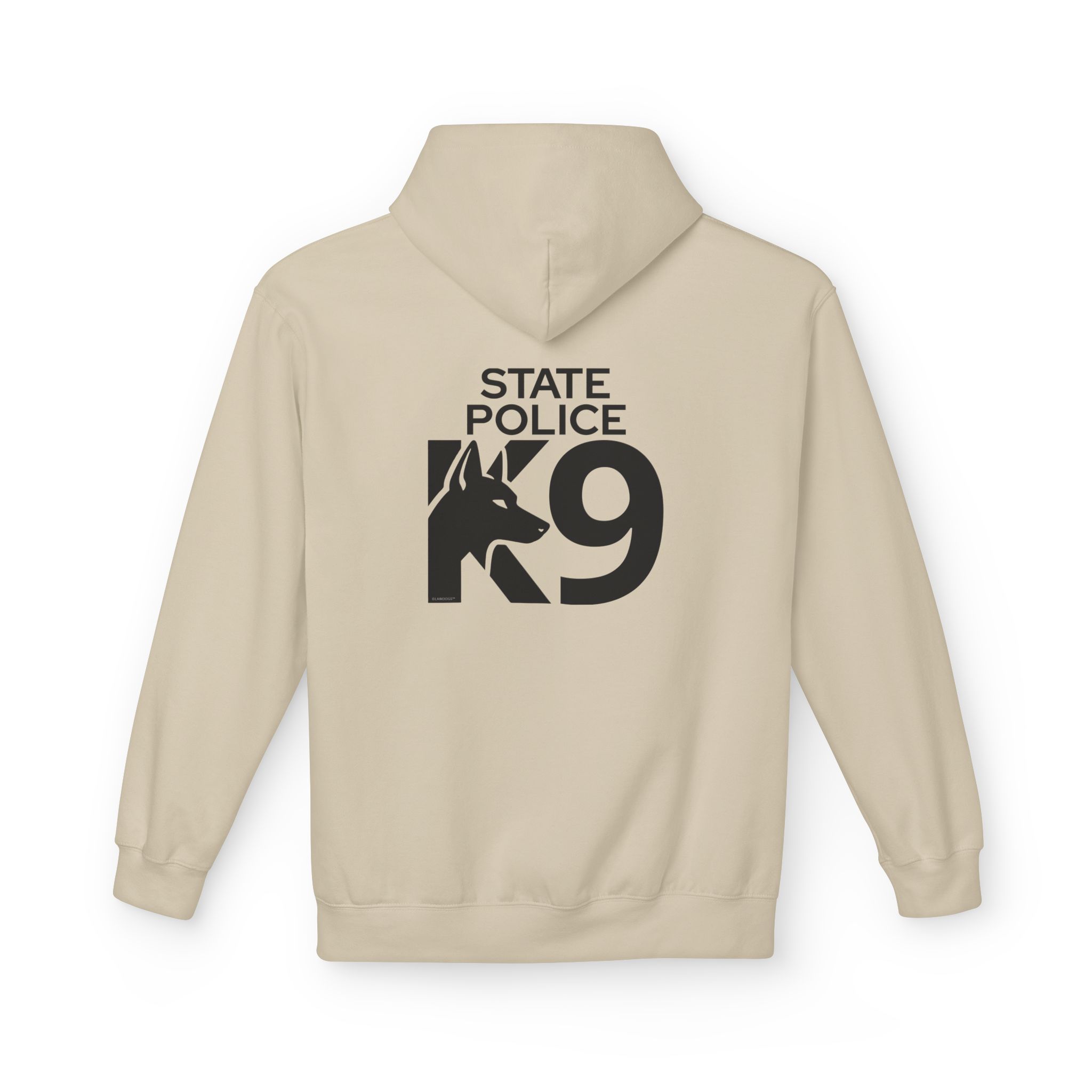 K9 State Police Hoodie — K9 Dog Handler Sweatshirt - Image 2
