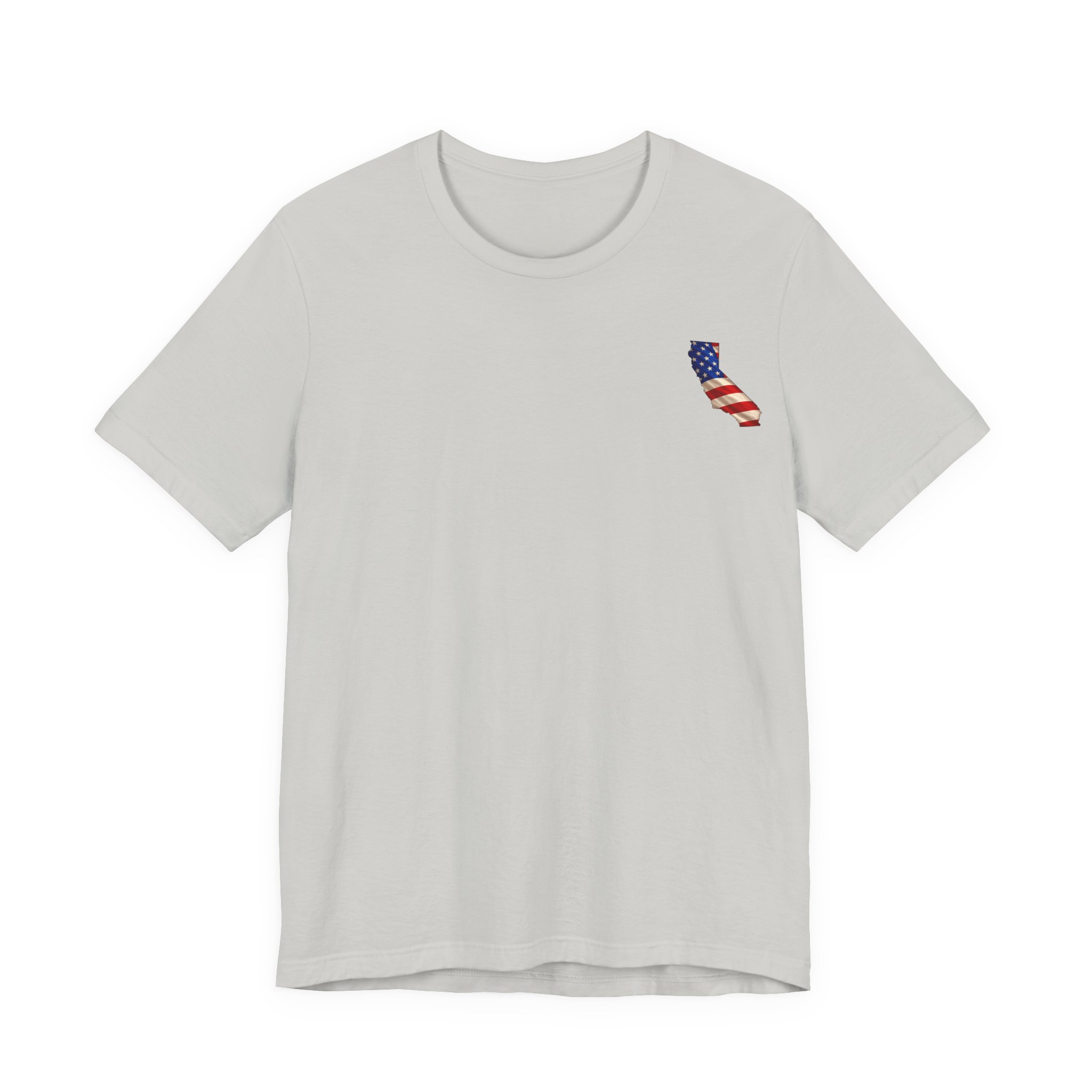 California Veteran T-Shirt — American Flag Map Military Tribute Tee - Image 21