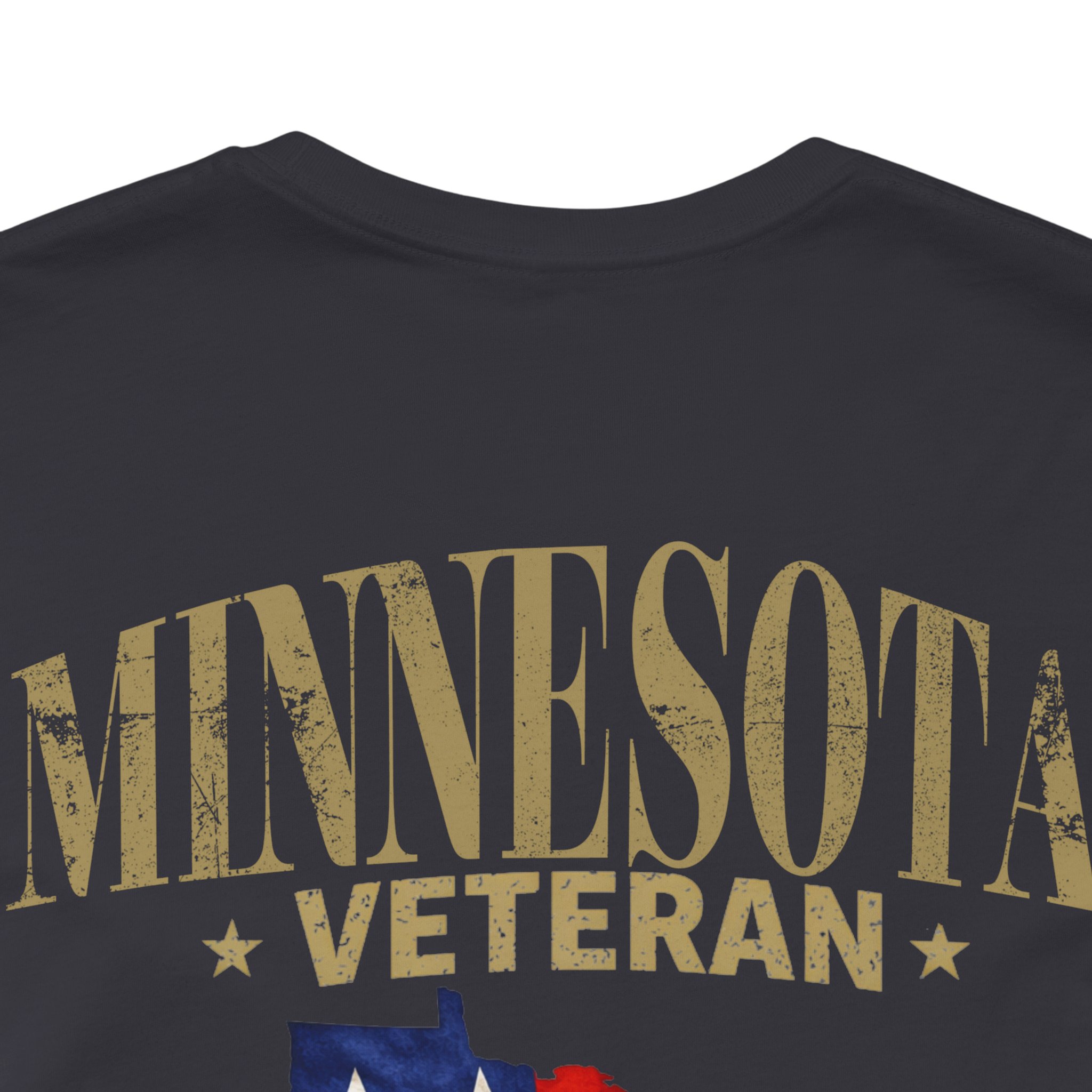 Minnesota Veteran T-Shirt — American Flag Alaska Map Military Tribute Tee - Image 18