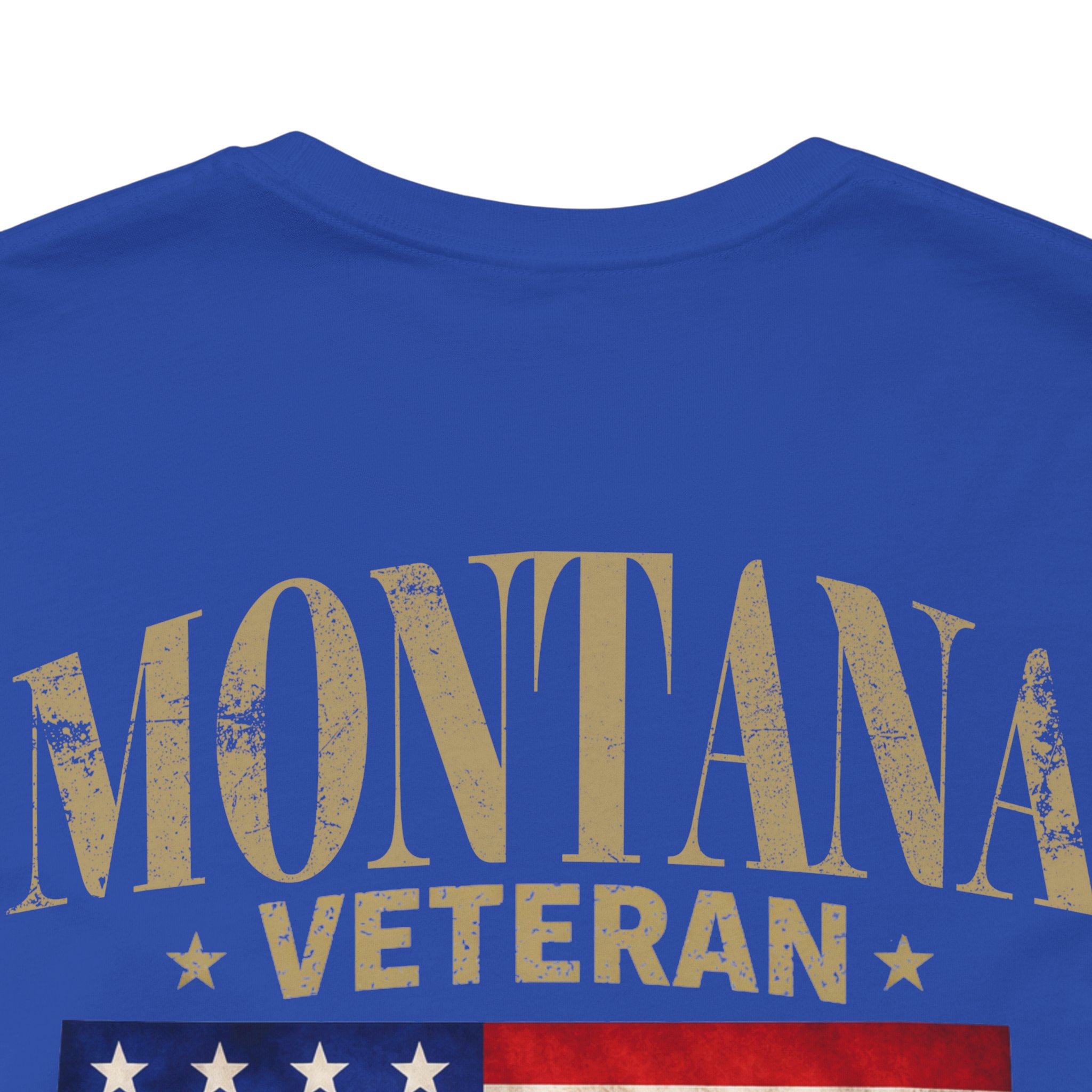 Montana Veteran T-Shirt — American Flag Alaska Map Military Tribute Tee - Image 30