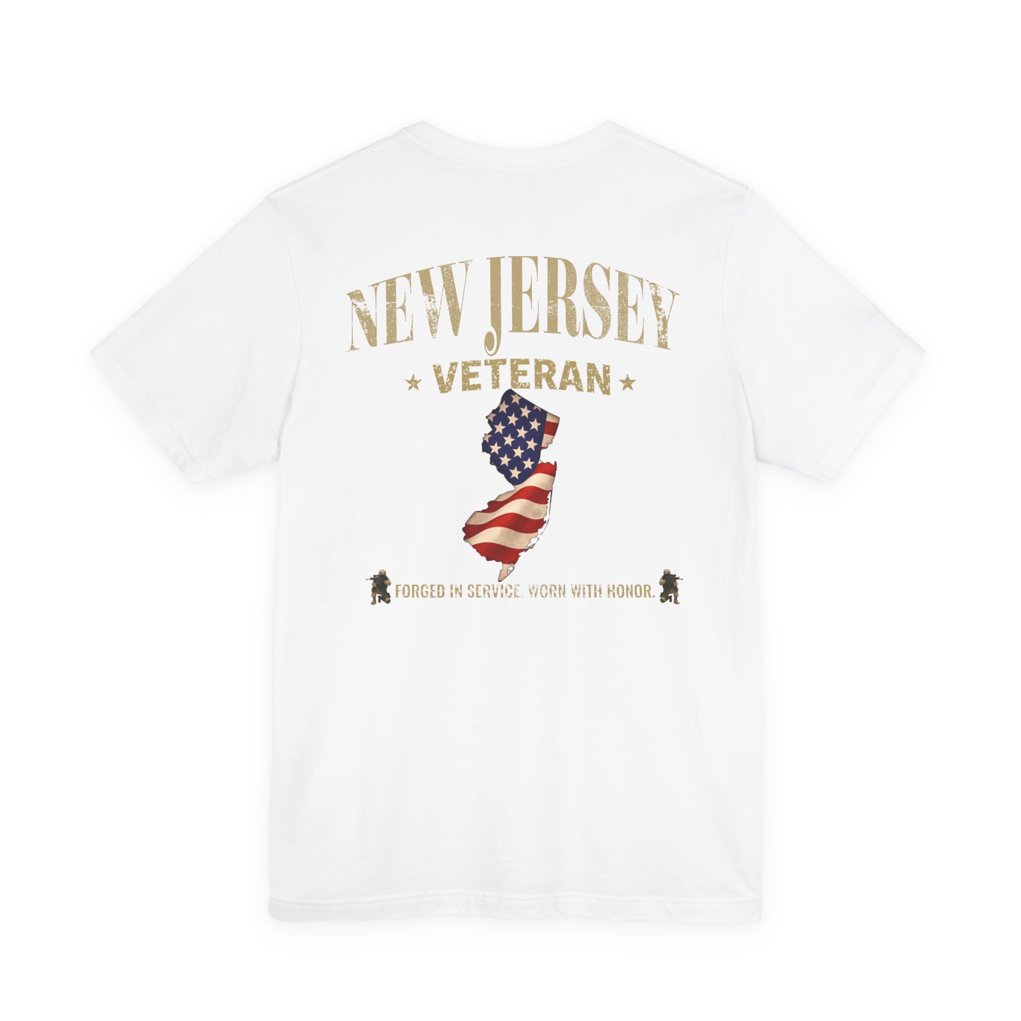 New Jersey Veteran T-Shirt — American Flag Map Military Tribute Tee - Image 14