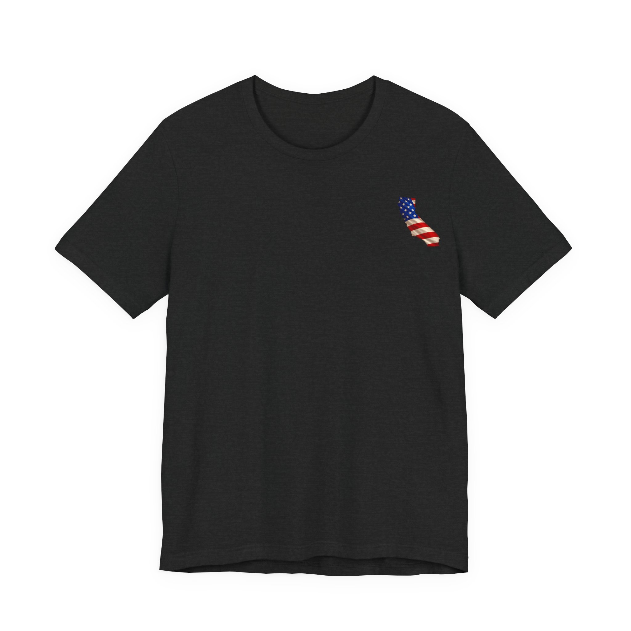 California Veteran T-Shirt — American Flag Map Military Tribute Tee - Image 51