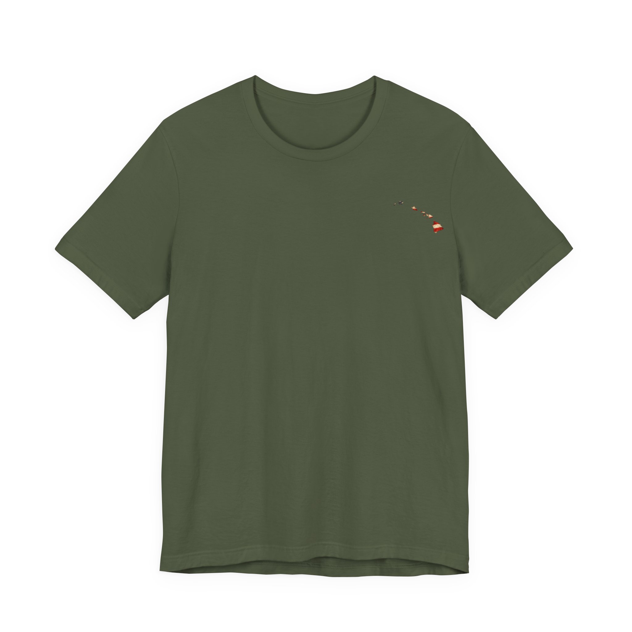 Hawaii Veteran T-Shirt — American Flag Map Military Tribute Tee - Image 31