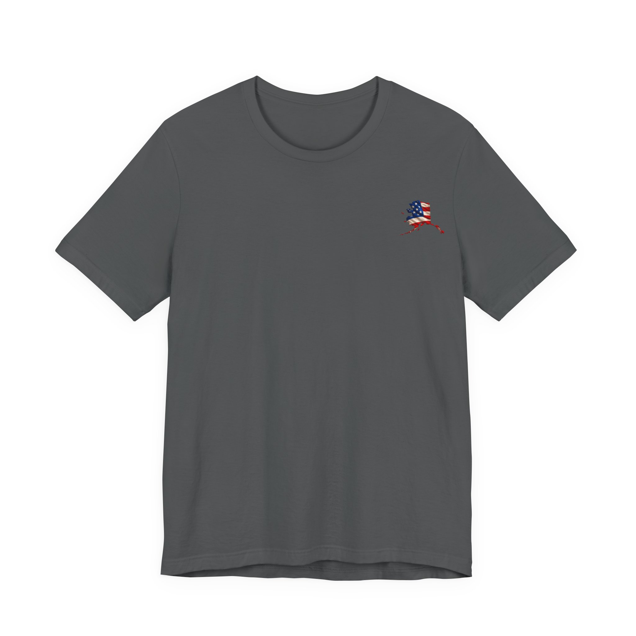 Alaska Veteran T-Shirt — American Flag Alaska Map Military Tribute Tee - Image 36