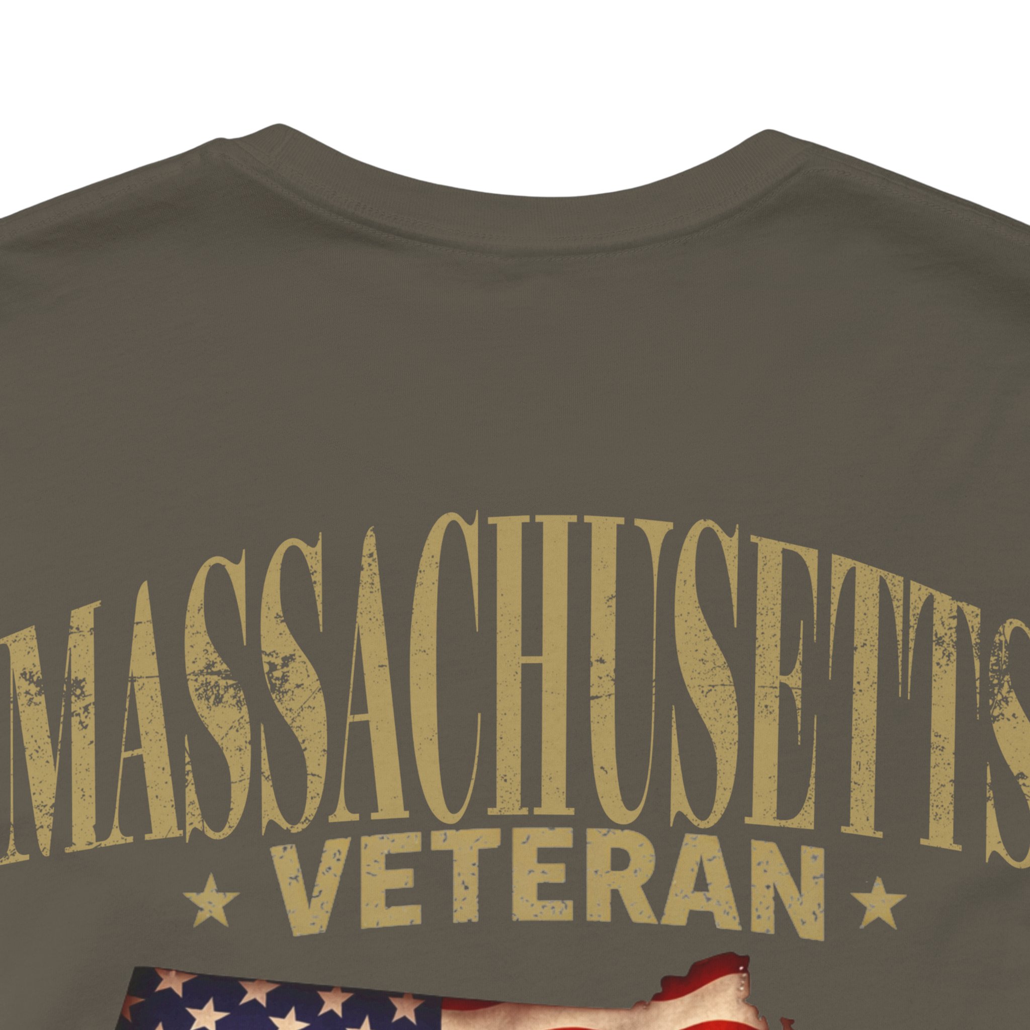 Ohio Veteran T-Shirt — American Flag Map Military Tribute Tee - Image 11