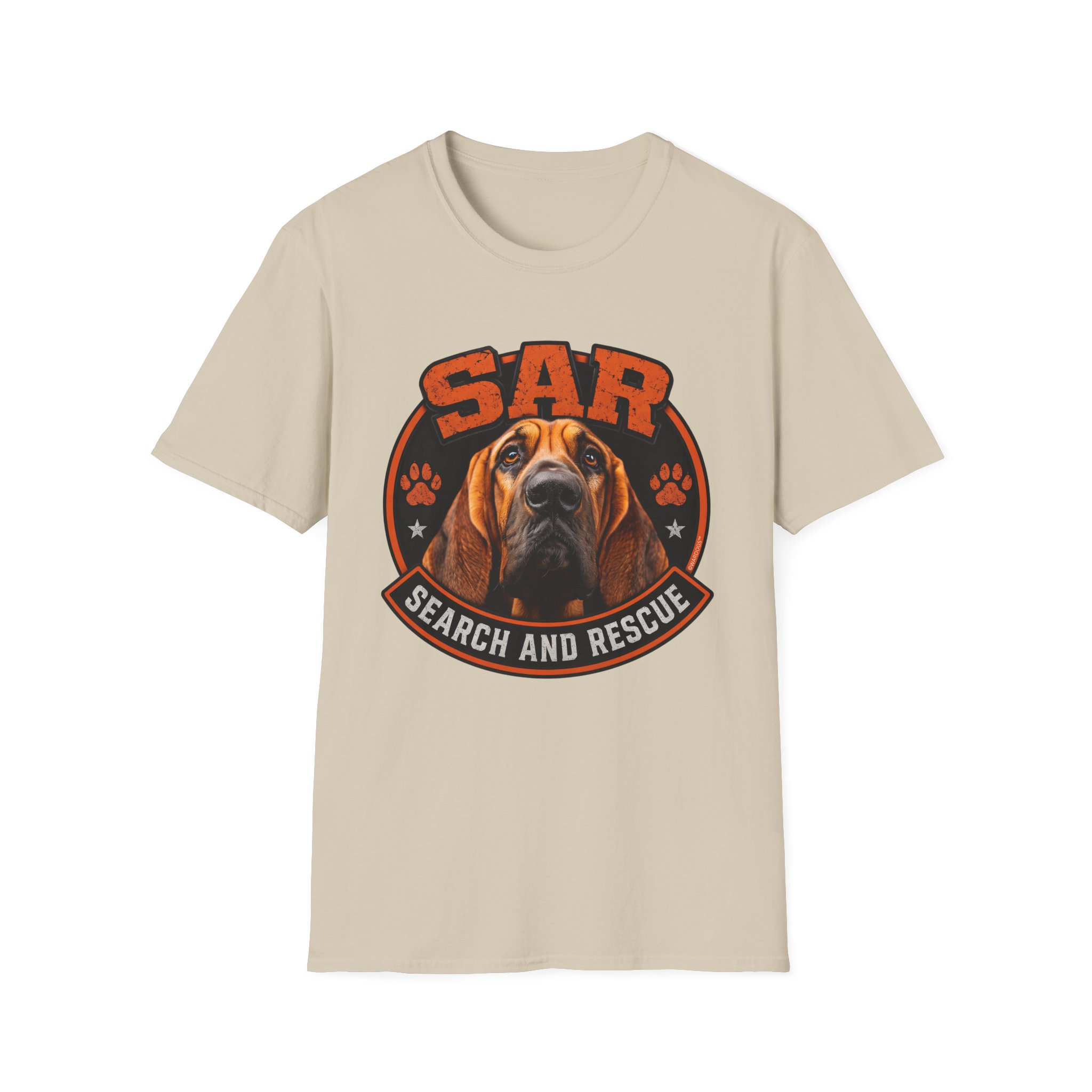 Search And Rescue Bloodhound Shirt, SAR K9 Tee, WARDOGS™ - Image 13