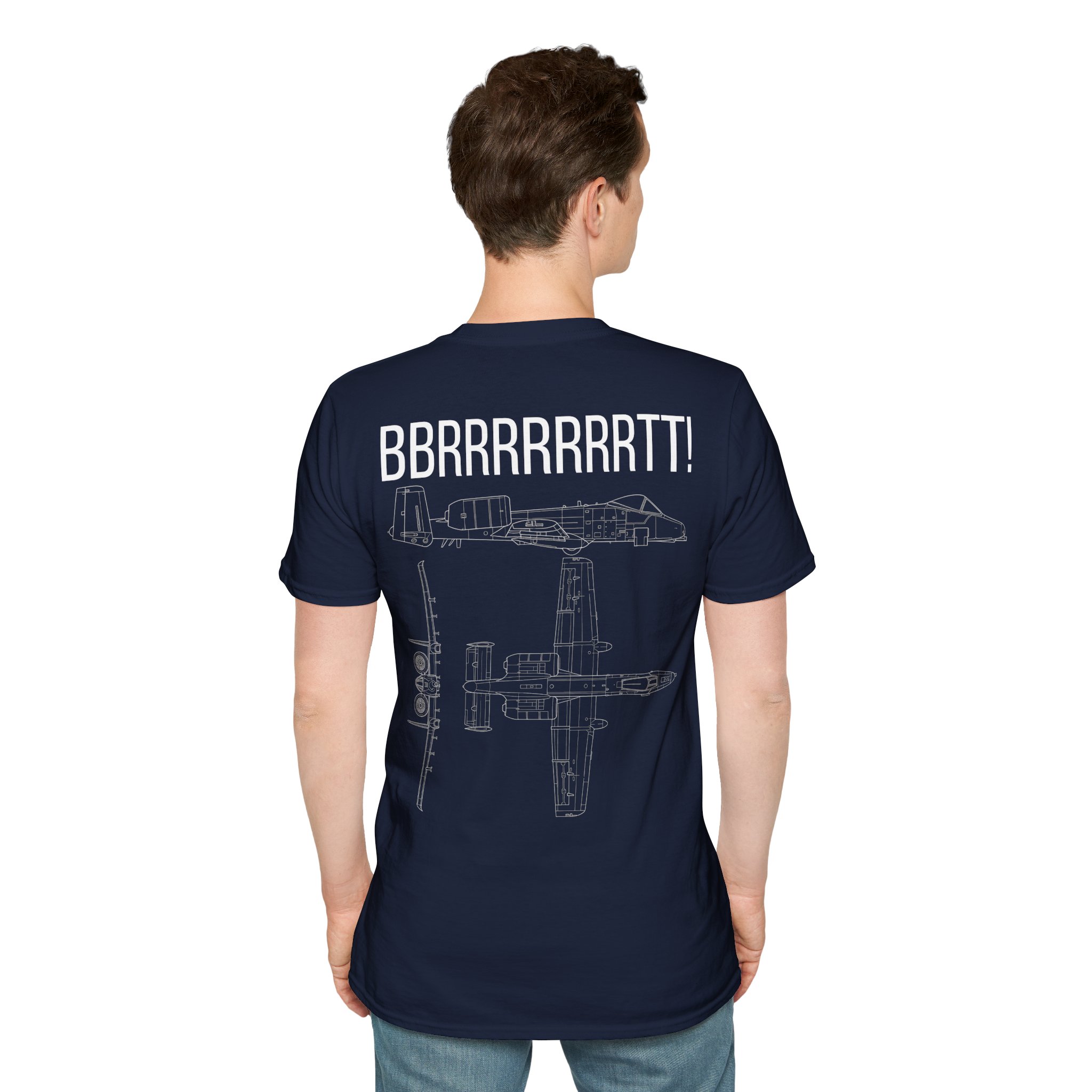 A-10 Warthog T-Shirt — "BBRRRRRRRTT!" Gunfire Sound Military Aircraft Tee - Image 28