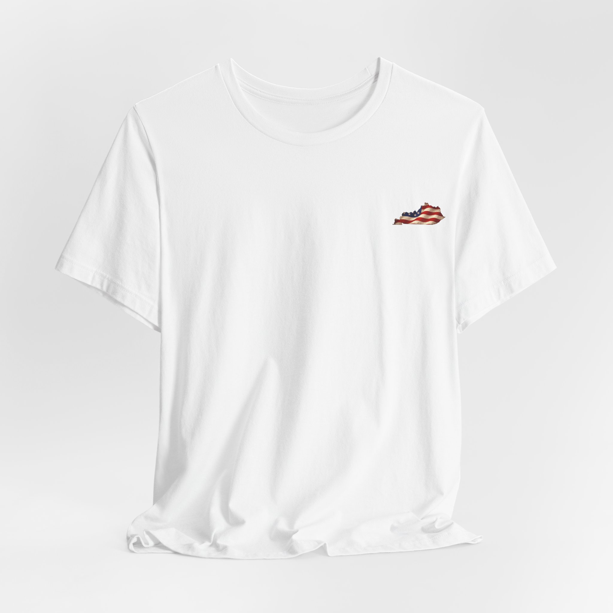 Kentucky Veteran T-Shirt — American Flag Map Military Tribute Tee - Image 18