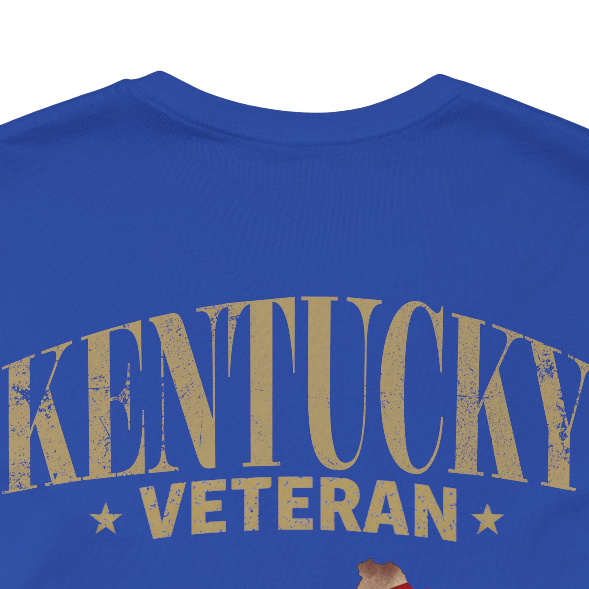 Kentucky Veteran T-Shirt — American Flag Map Military Tribute Tee - Image 39