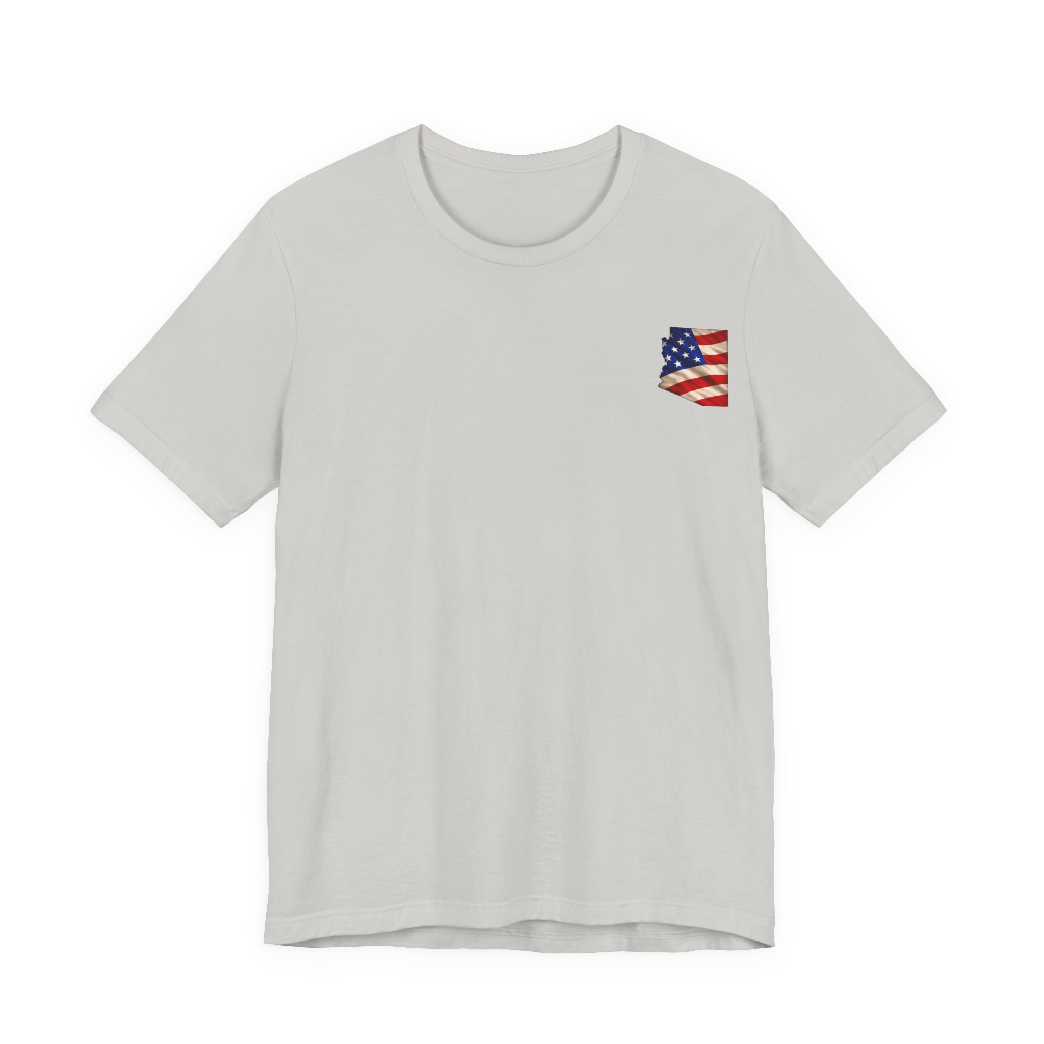 Arizona Veteran T-Shirt — American Flag Map Military Tribute Tee - Image 16