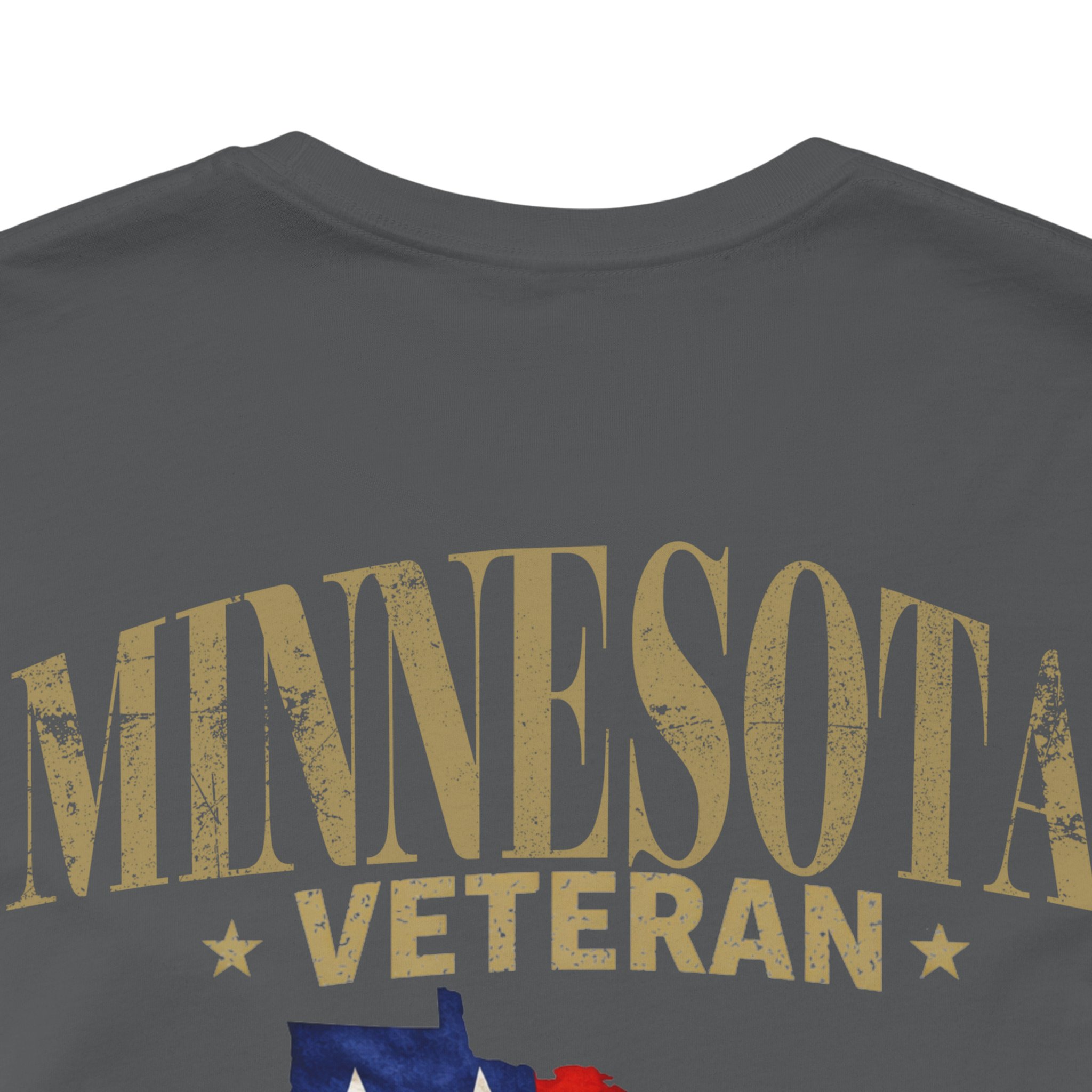 Minnesota Veteran T-Shirt — American Flag Alaska Map Military Tribute Tee - Image 9