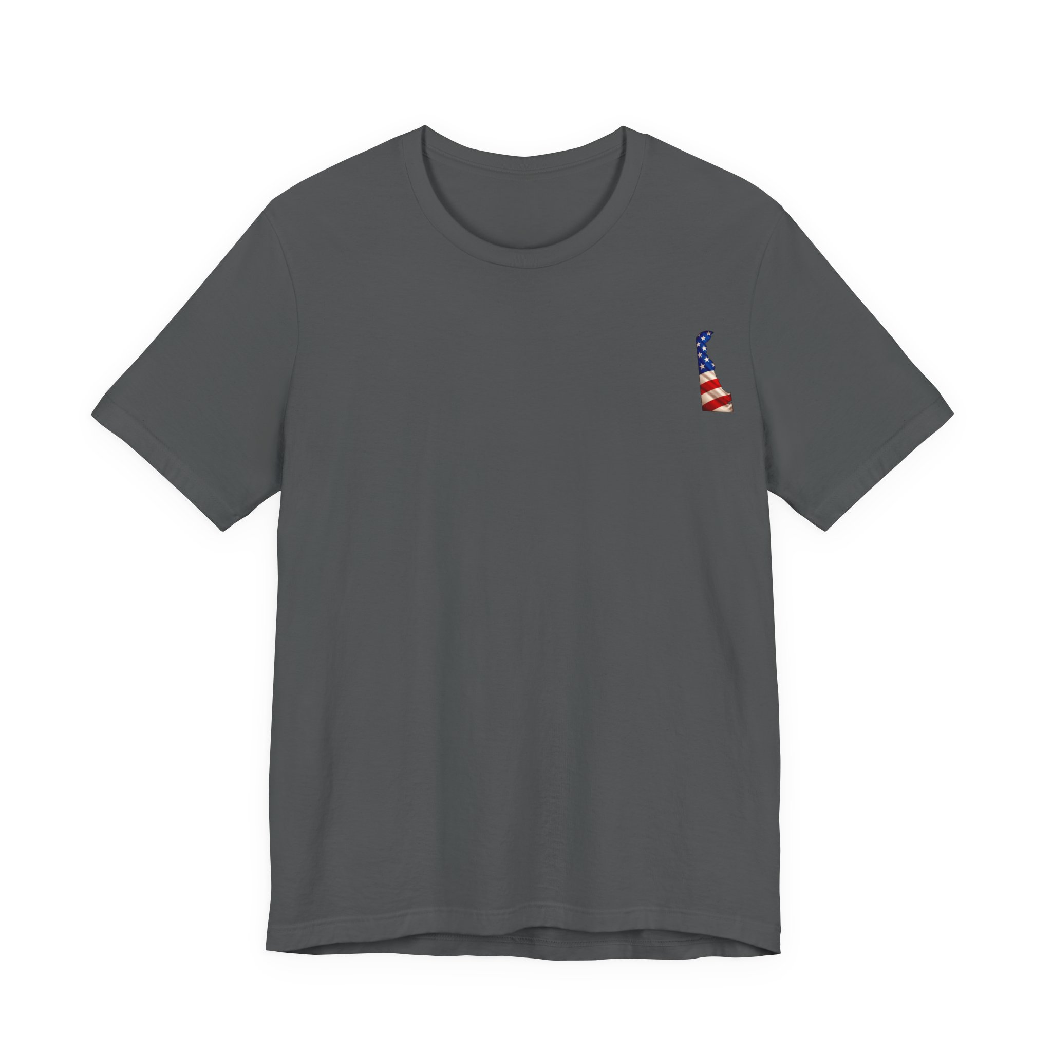 Delaware Veteran T-Shirt — American Flag Map Military Tribute Tee - Image 41