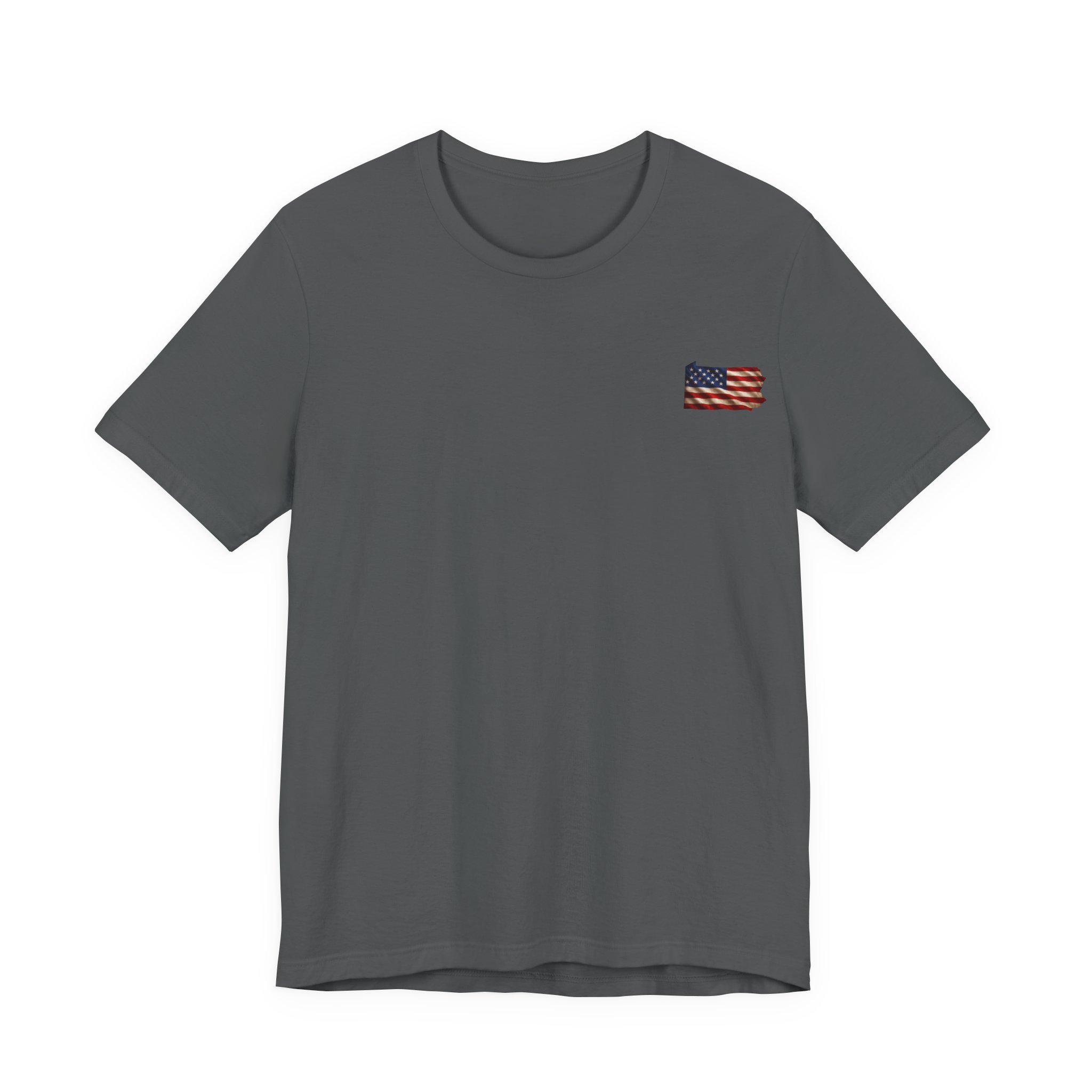Pennsylvania Veteran T-Shirt — American Flag Map Military Tribute Tee - Image 16