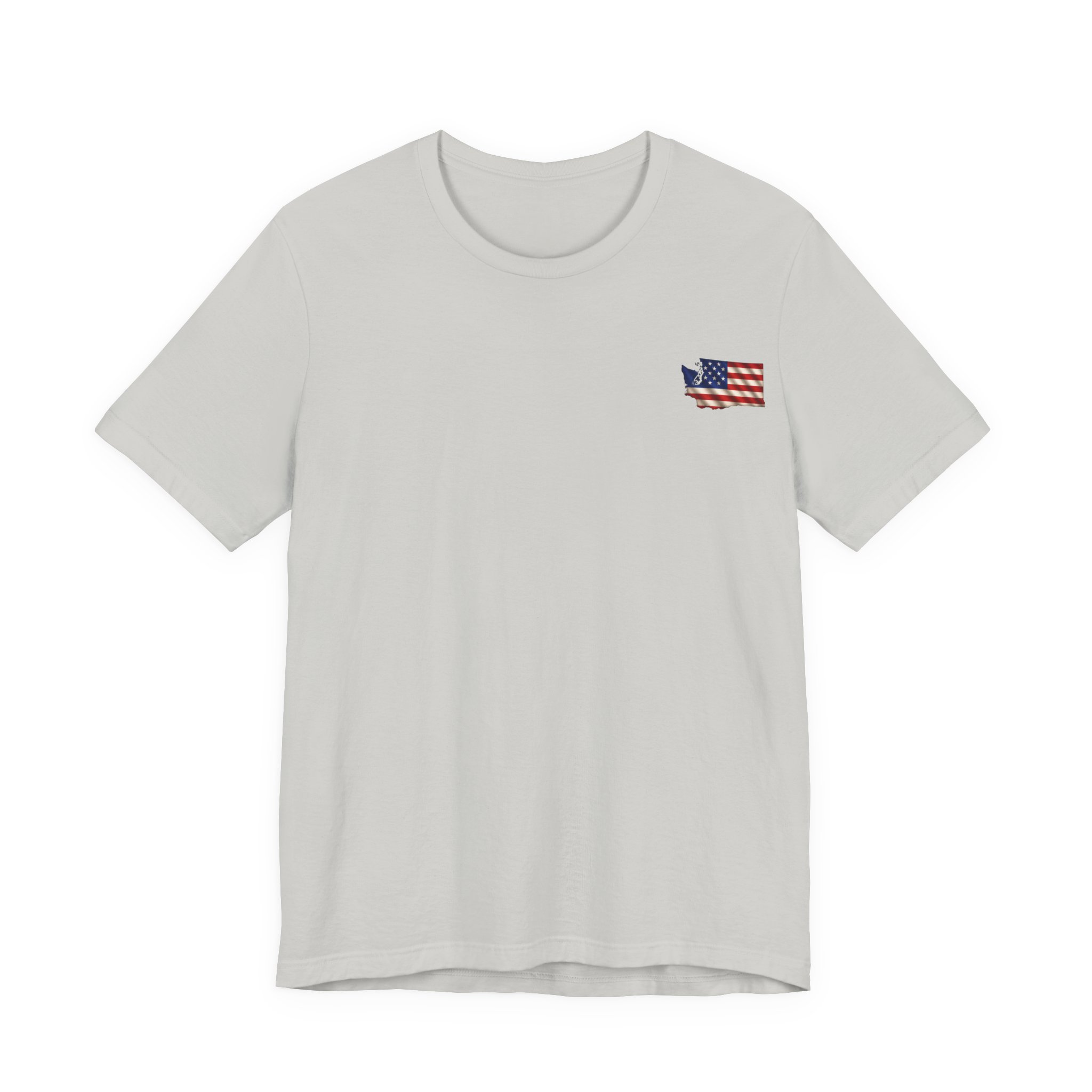 Washington Veteran T-Shirt — American Flag Map Military Tribute Tee - Image 8