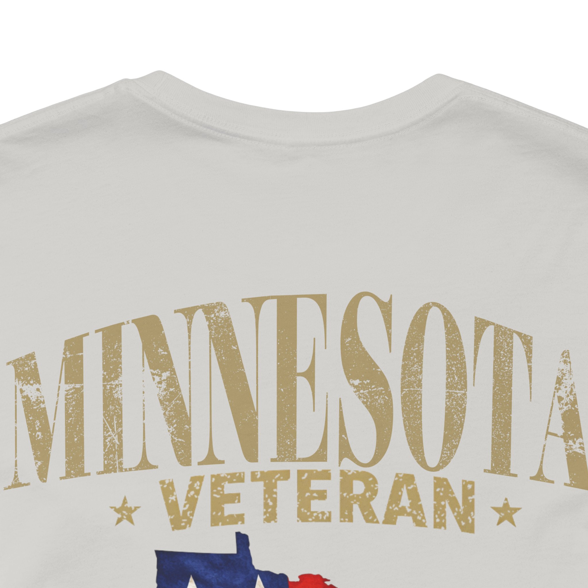 Minnesota Veteran T-Shirt — American Flag Alaska Map Military Tribute Tee - Image 26