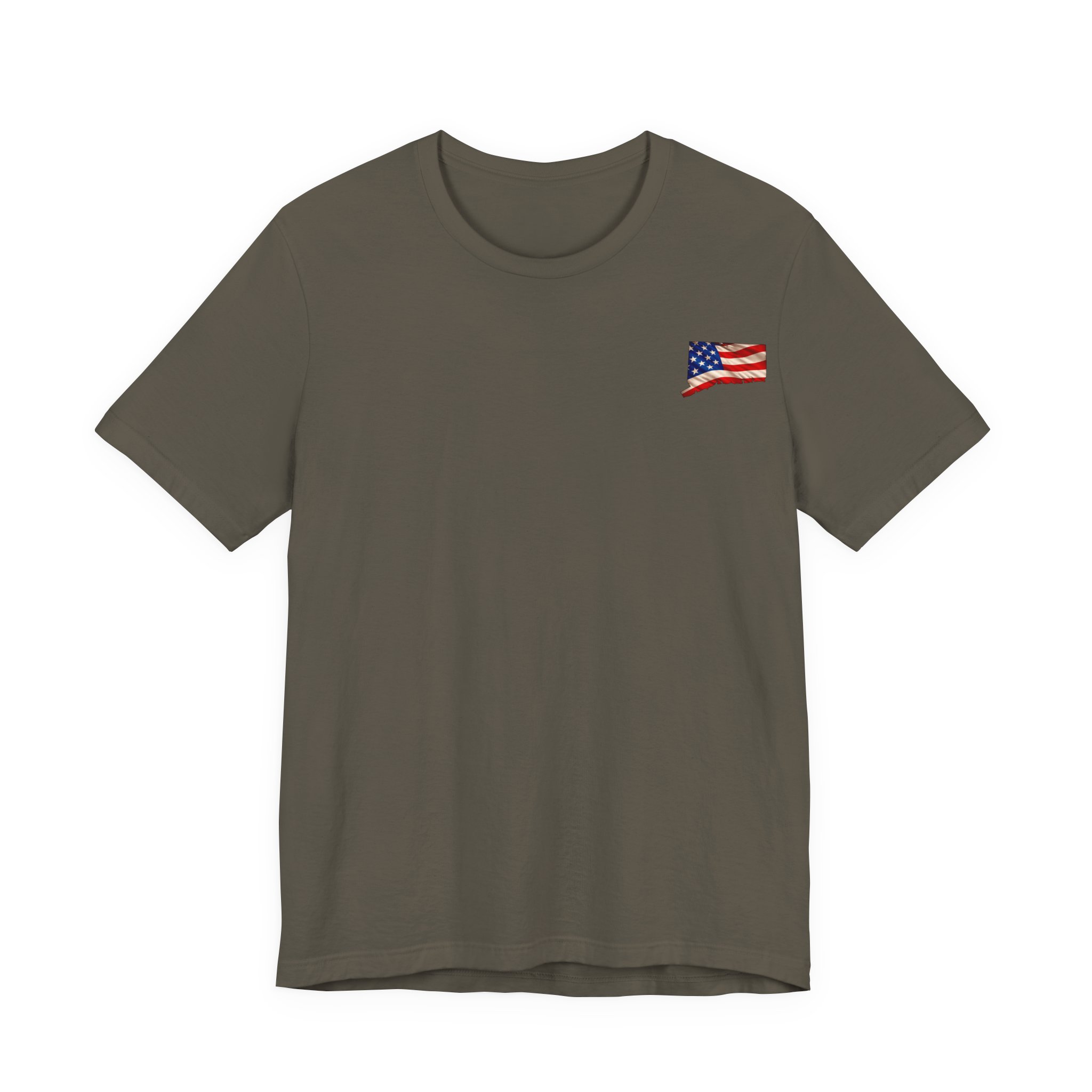 Connecticut Veteran T-Shirt — American Flag Alaska Map Military Tribute Tee - Image 21
