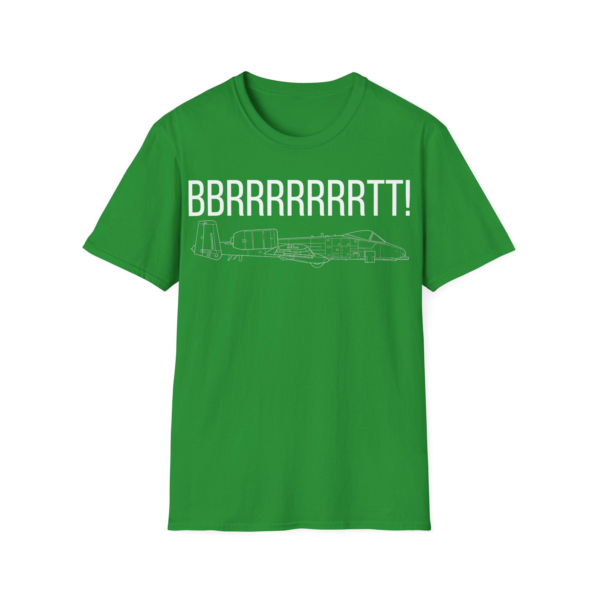 A-10 Warthog T-Shirt — "BBRRRRRRRTT!" Gunfire Sound Military Aircraft Tee - Image 9