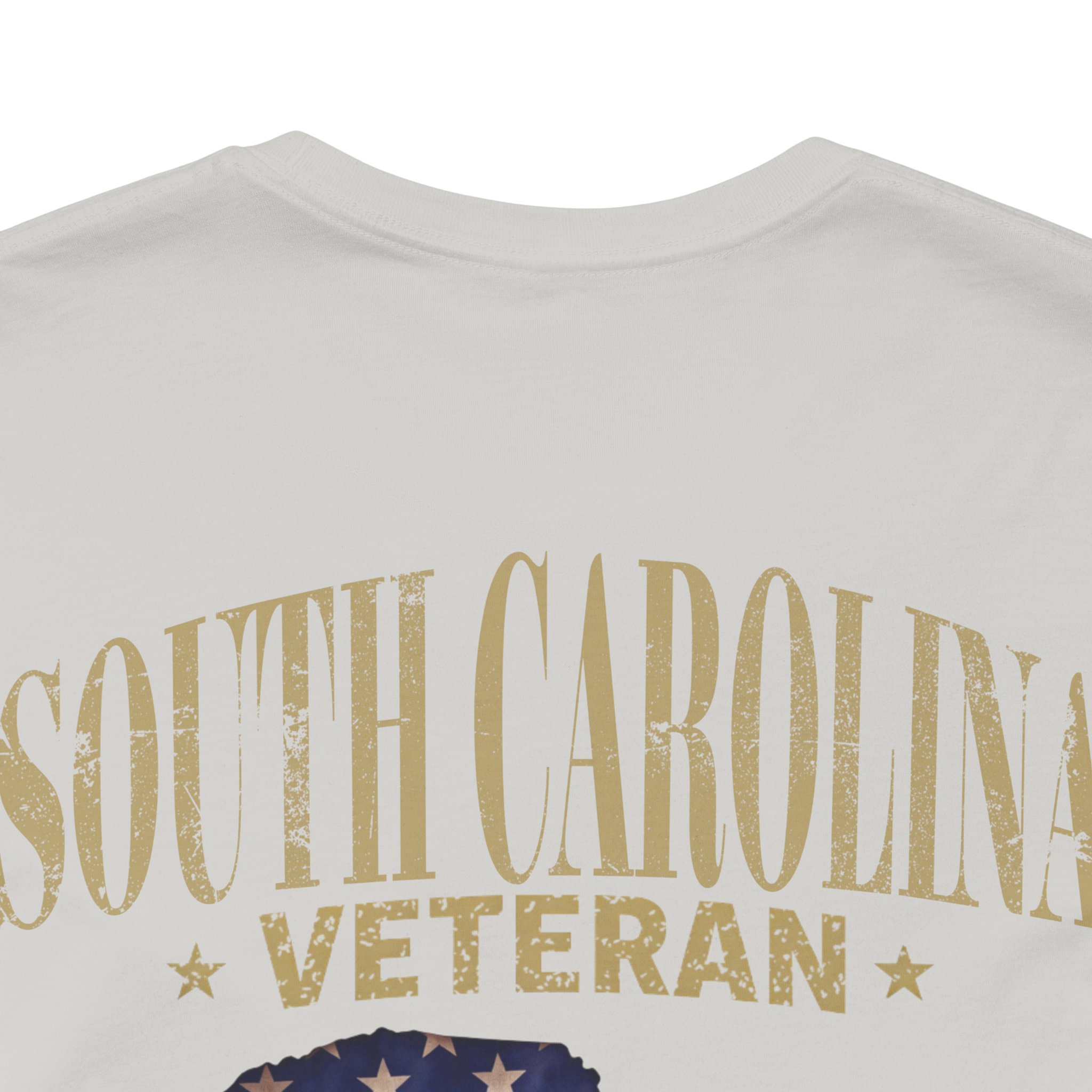 South Carolina Veteran T-Shirt — American Flag Map Military Tribute Tee - Image 11