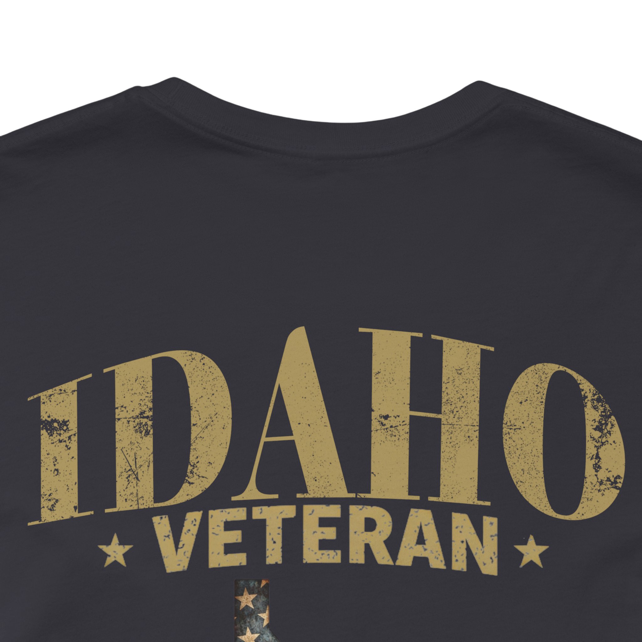 Idaho Veteran T-Shirt — American Flag Map Military Tribute Tee - Image 29
