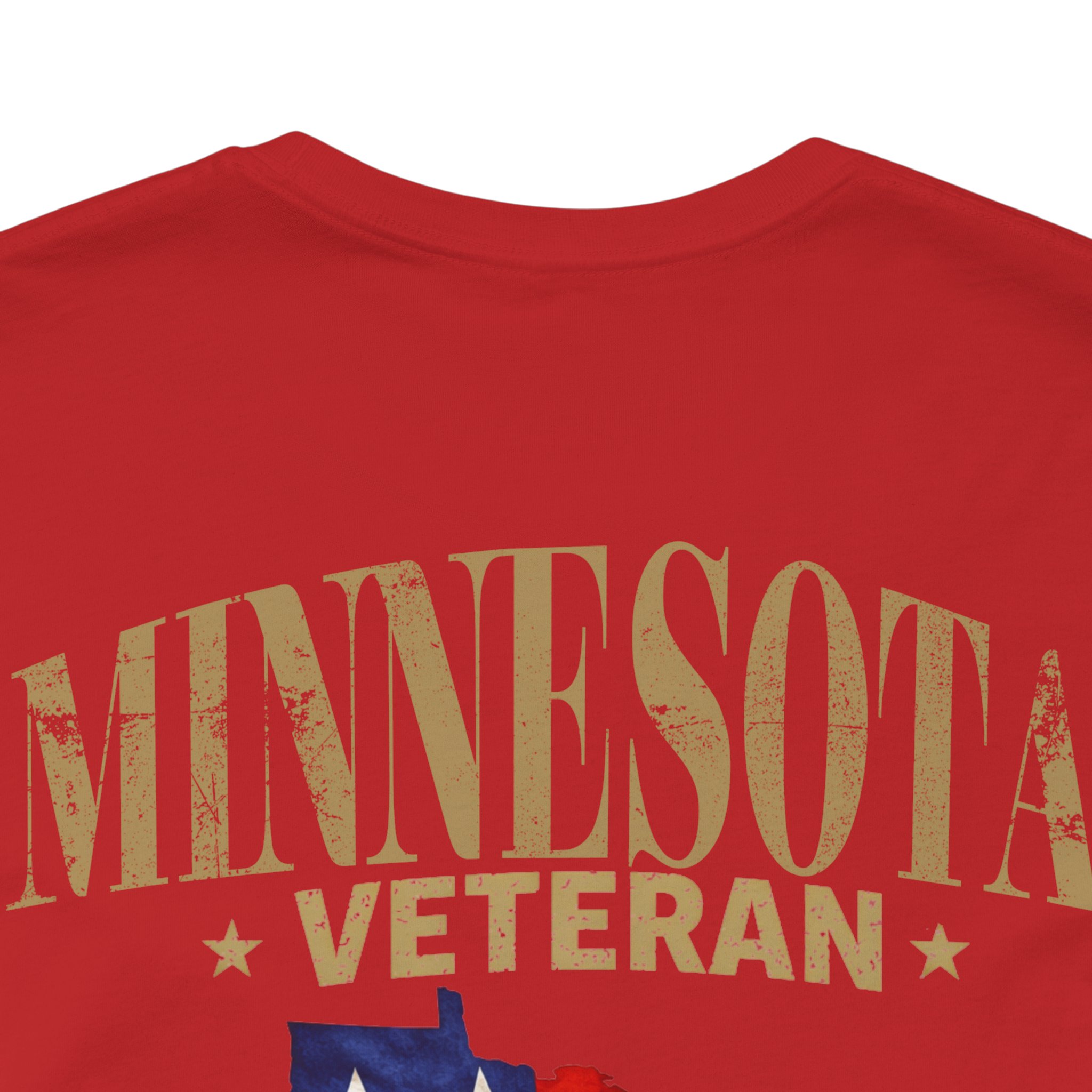 Minnesota Veteran T-Shirt — American Flag Alaska Map Military Tribute Tee - Image 22