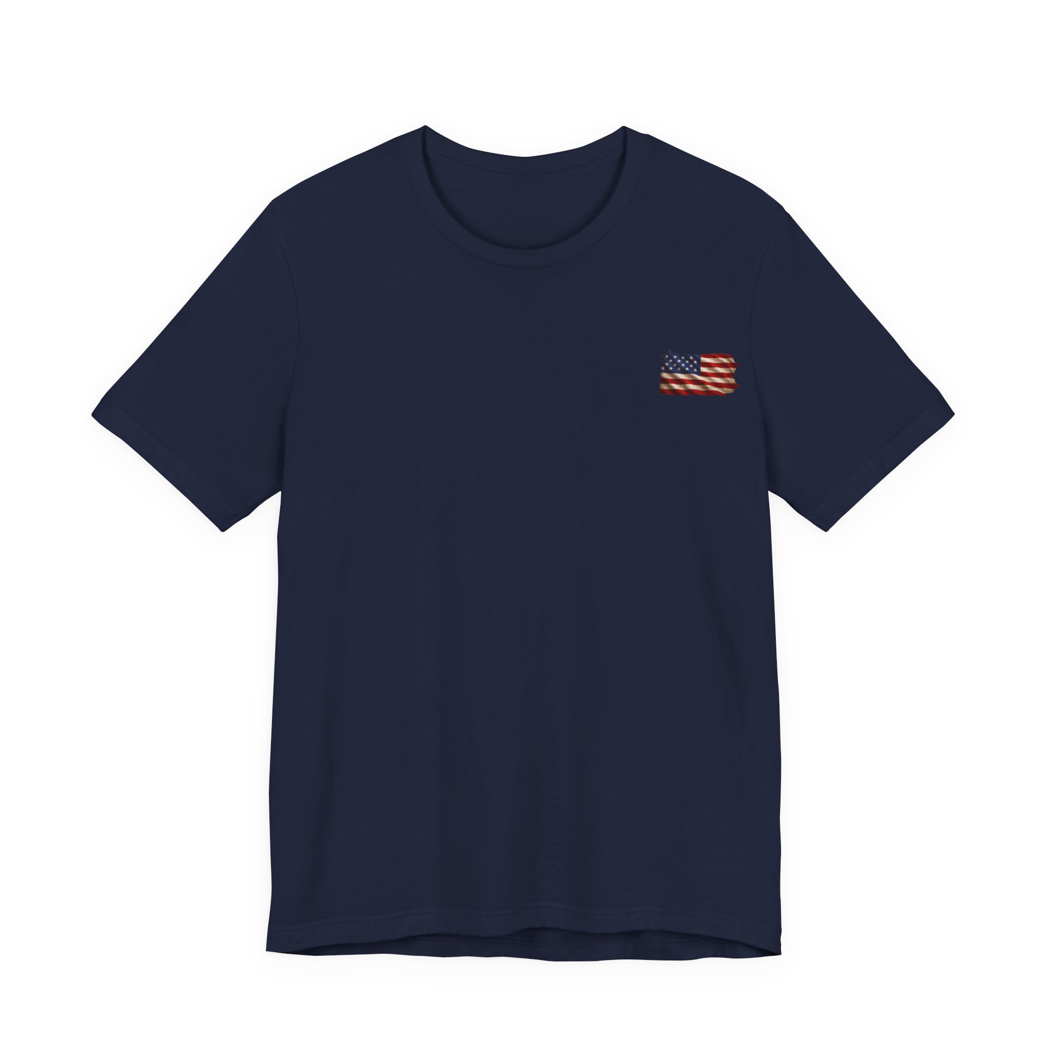 Pennsylvania Veteran T-Shirt — American Flag Map Military Tribute Tee - Image 31