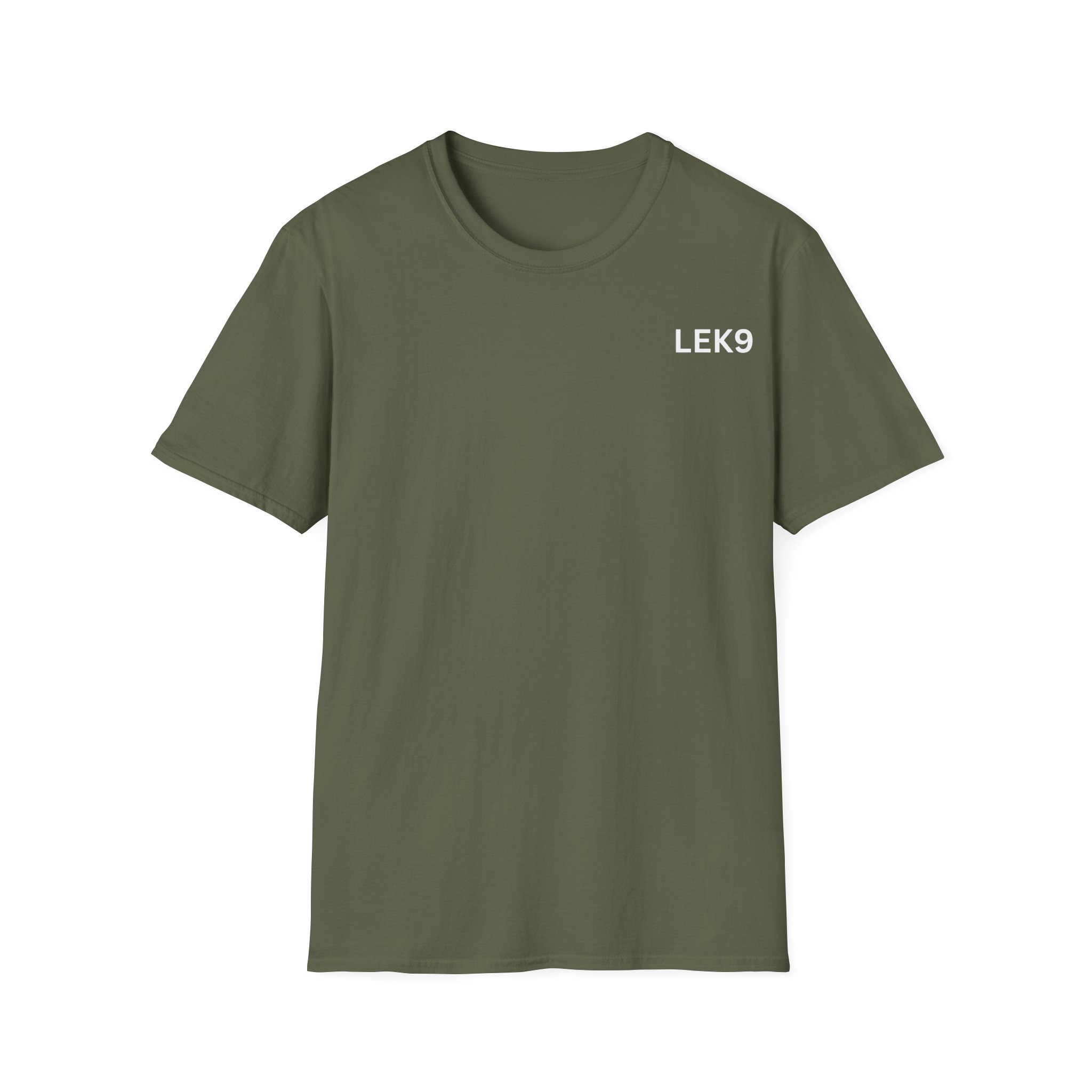 Law Enforcement Police K9 Tee - Malinois FEARLESS Trending - K9 Unit - LEK9 Front - Image 4