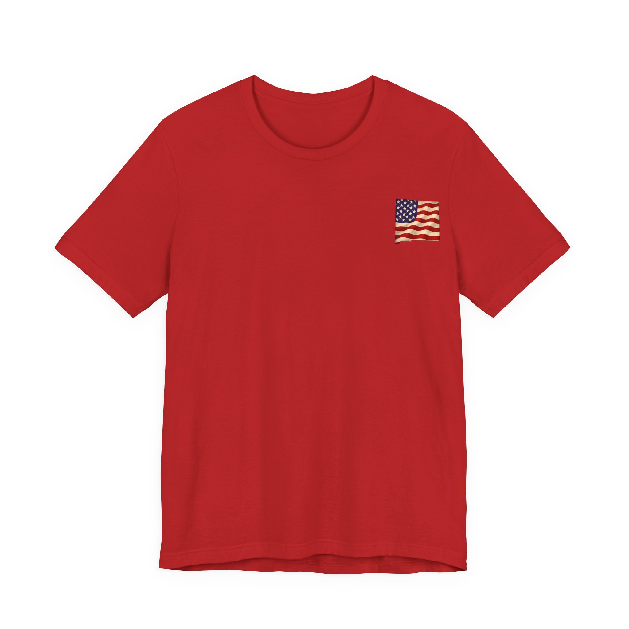 New Mexico Veteran T-Shirt — American Flag Map Military Tribute Tee - Image 6