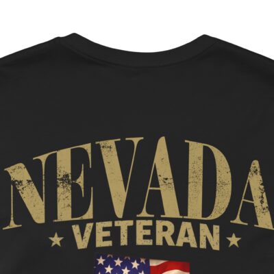 Nevada Veteran T-Shirt — American Flag Alaska Map Military Tribute Tee