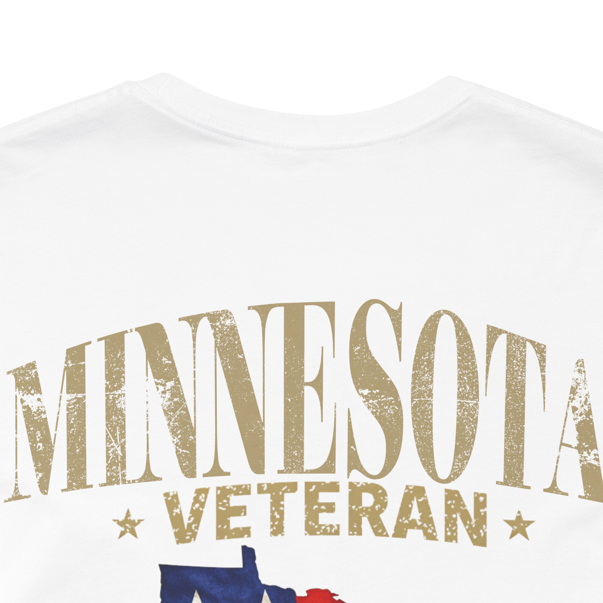 Minnesota Veteran T-Shirt — American Flag Alaska Map Military Tribute Tee - Image 34