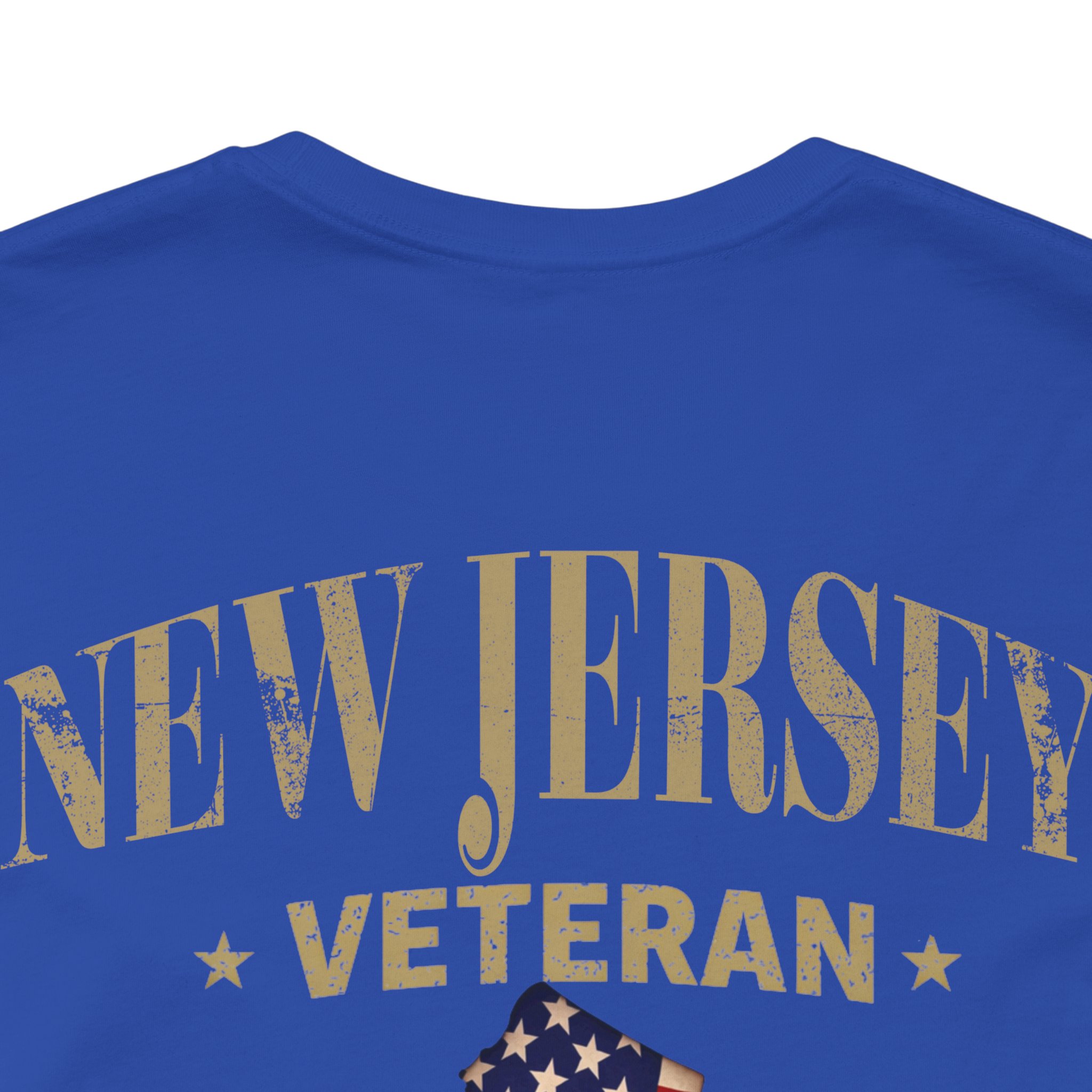 New Jersey Veteran T-Shirt — American Flag Map Military Tribute Tee - Image 31