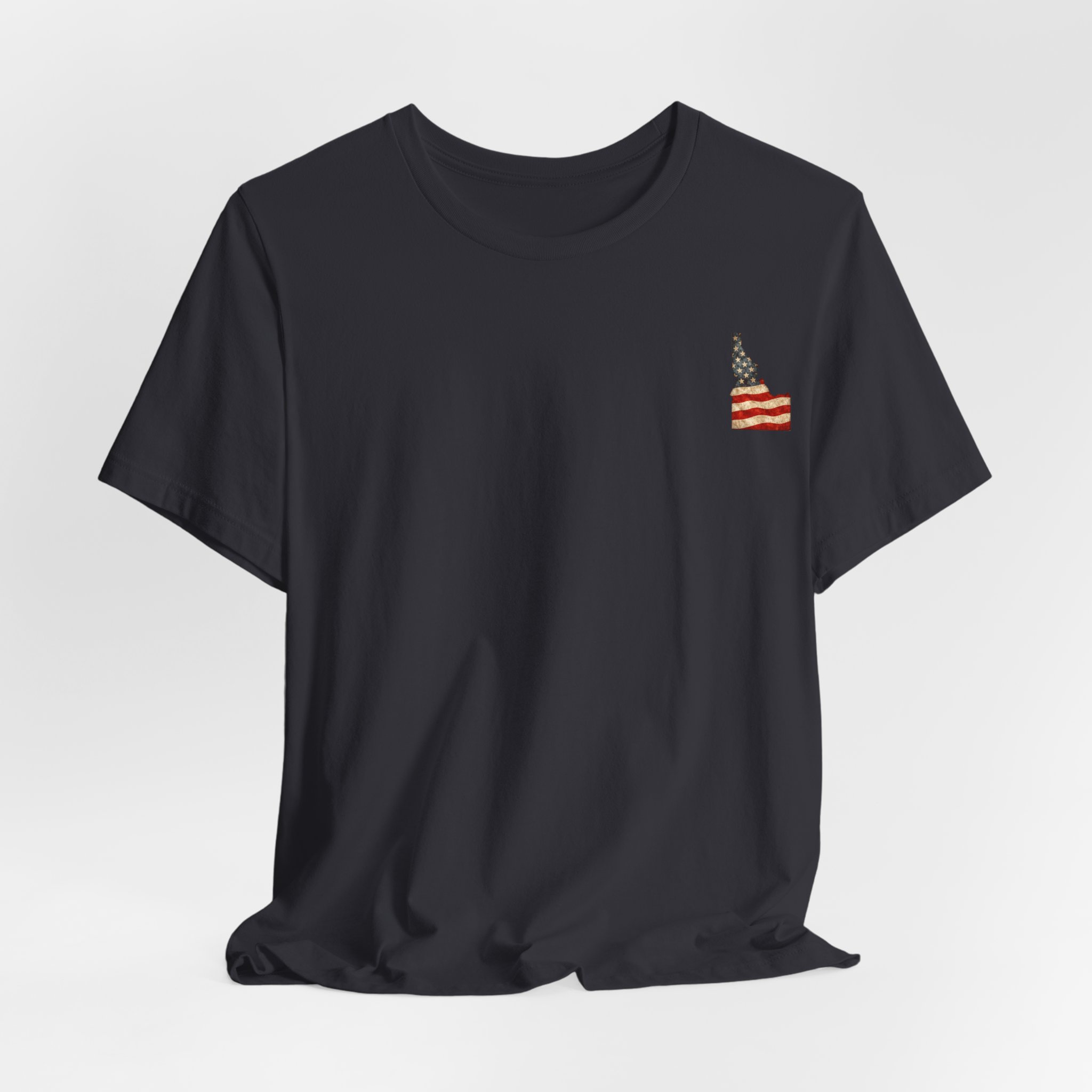 Idaho Veteran T-Shirt — American Flag Map Military Tribute Tee - Image 28