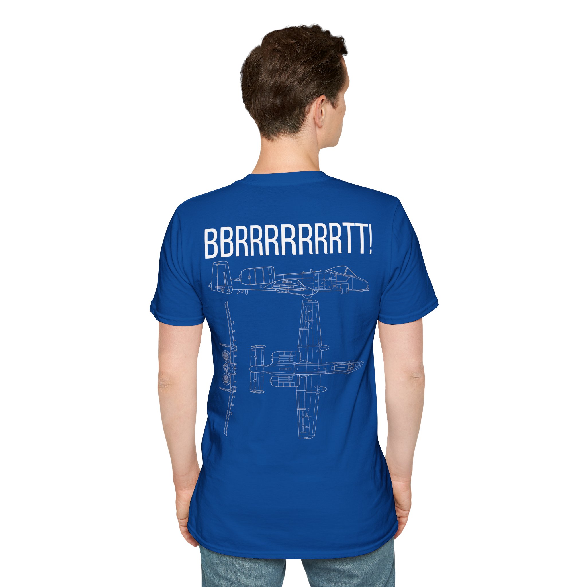 A-10 Warthog T-Shirt — "BBRRRRRRRTT!" Gunfire Sound Military Aircraft Tee - Image 24