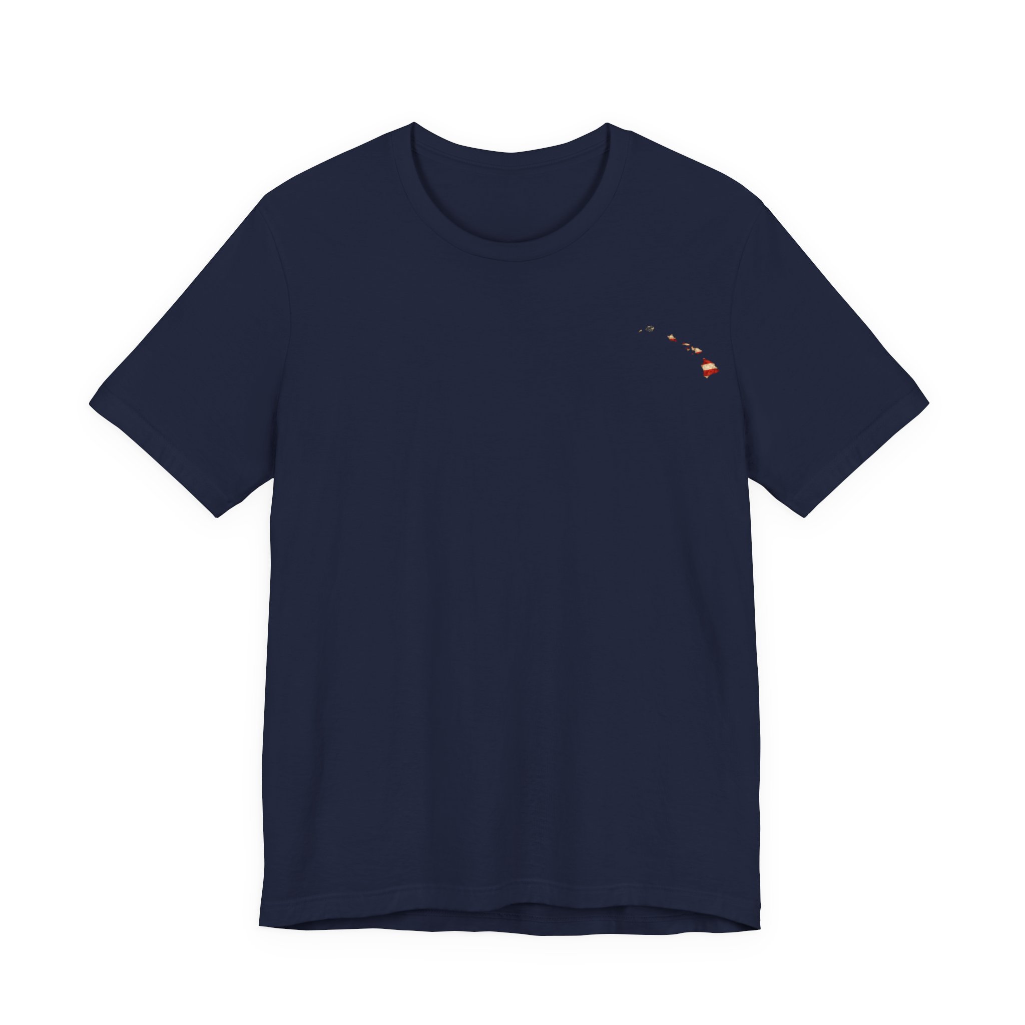 Hawaii Veteran T-Shirt — American Flag Map Military Tribute Tee - Image 2