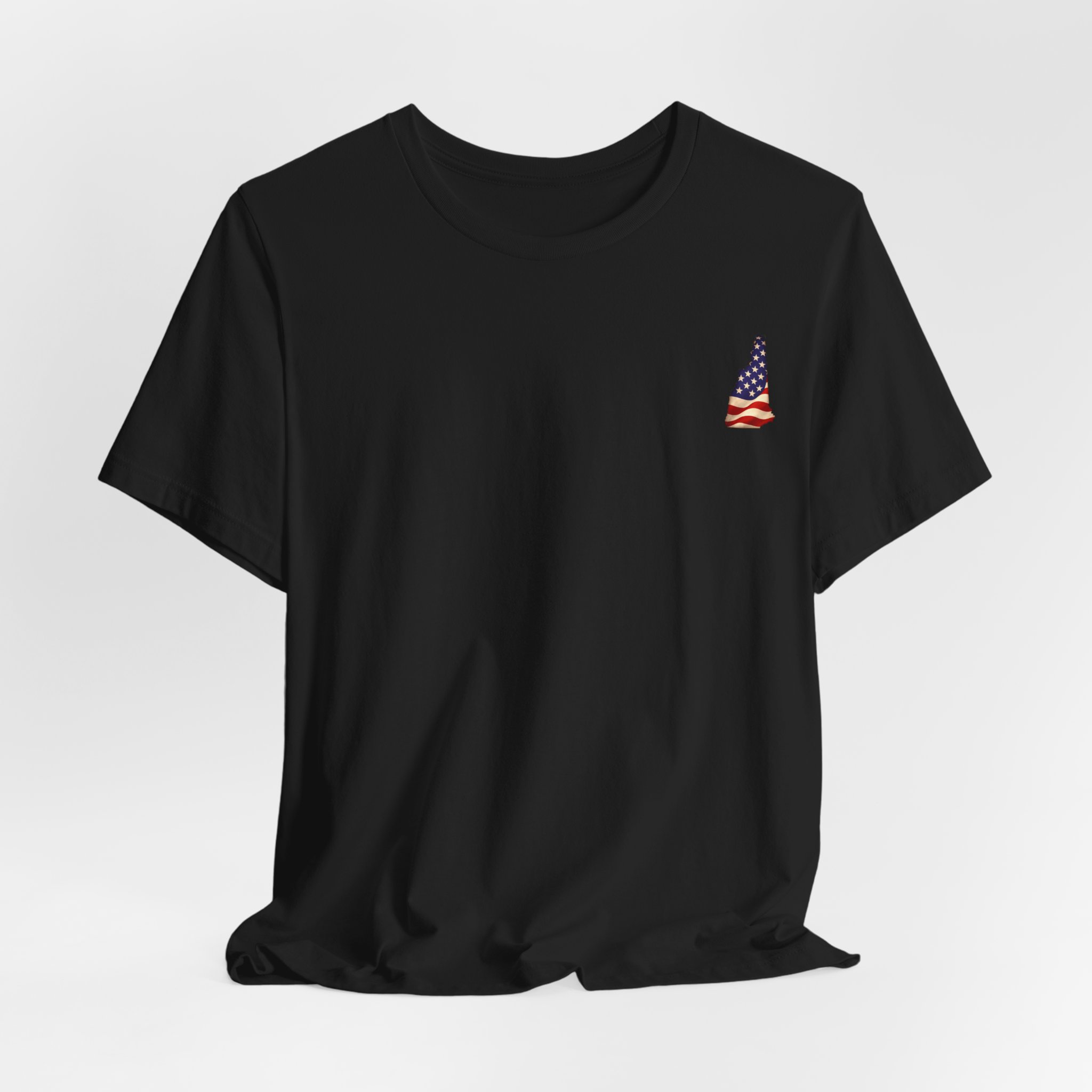 New Hampshire Veteran T-Shirt — American Flag Map Military Tribute Tee - Image 23