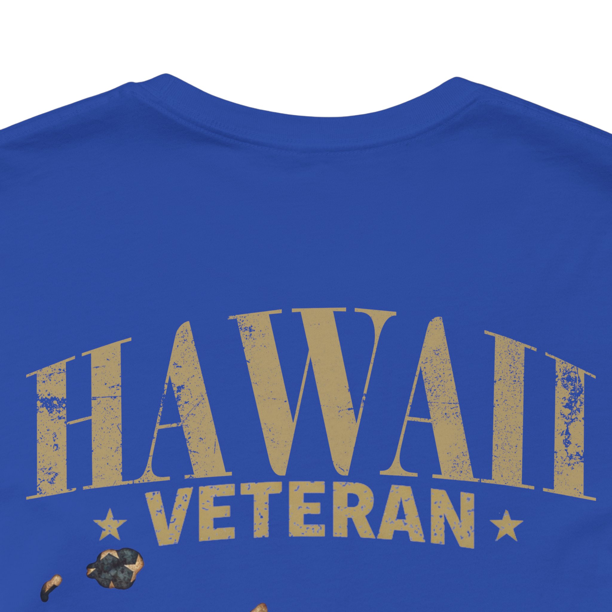 Hawaii Veteran T-Shirt — American Flag Map Military Tribute Tee - Image 39