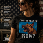 Belgian Malinois Shirt, Can You Hear Me Now Shirt, Police K9 Gift, Military Dog Shirt, WARDOGS™