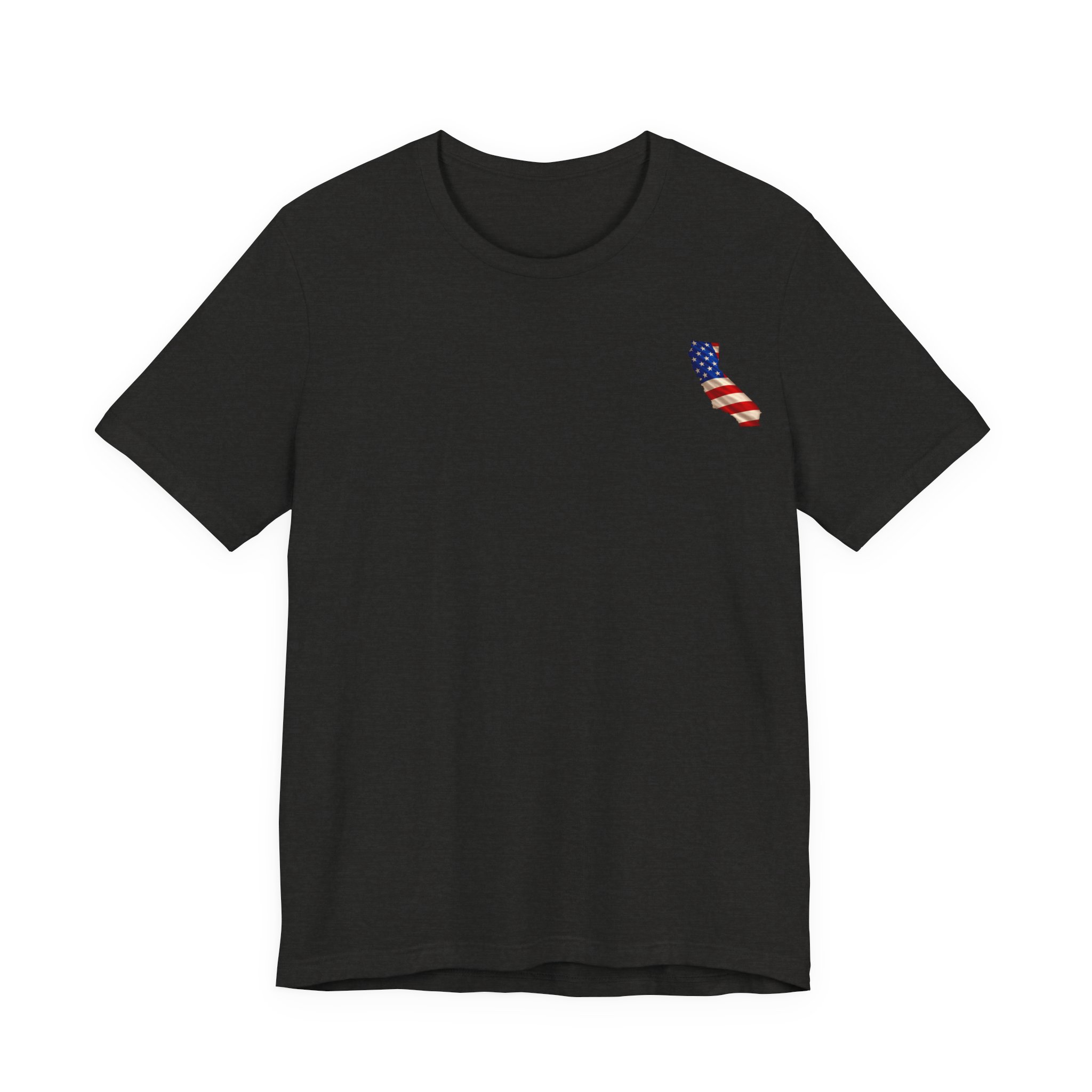 California Veteran T-Shirt — American Flag Map Military Tribute Tee - Image 55