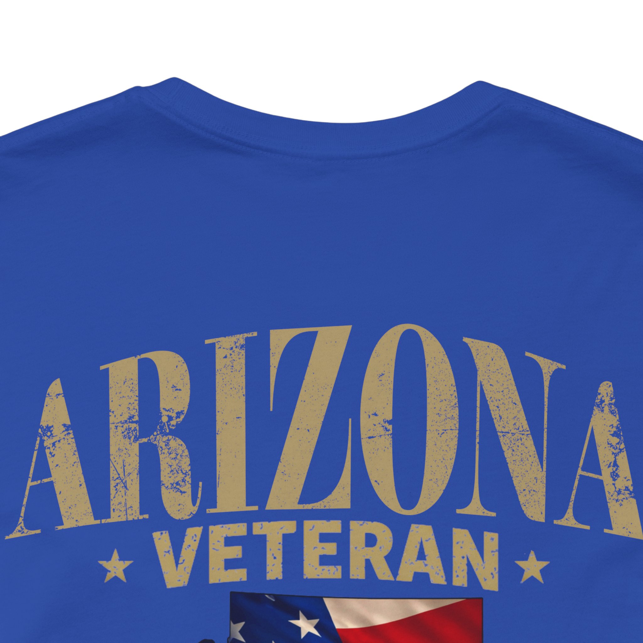 Arizona Veteran T-Shirt — American Flag Map Military Tribute Tee - Image 39