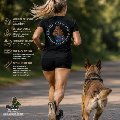 U.S. Army Veteran MWD Handler T-Shirt