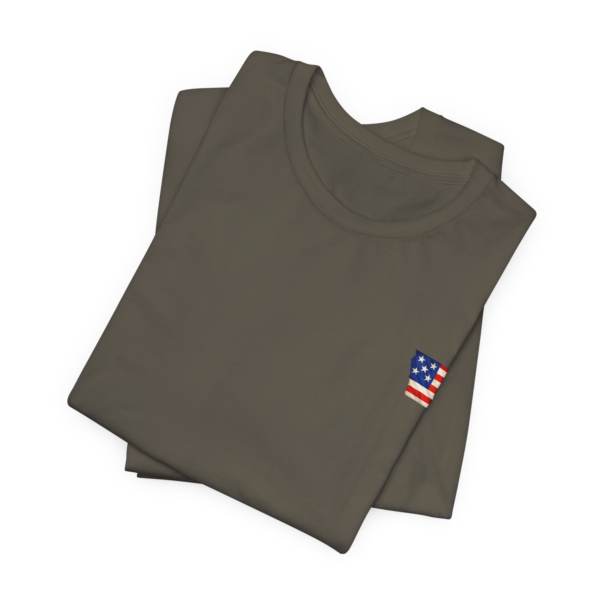 Iowa Veteran T-Shirt — American Flag Map Military Tribute Tee - Image 19