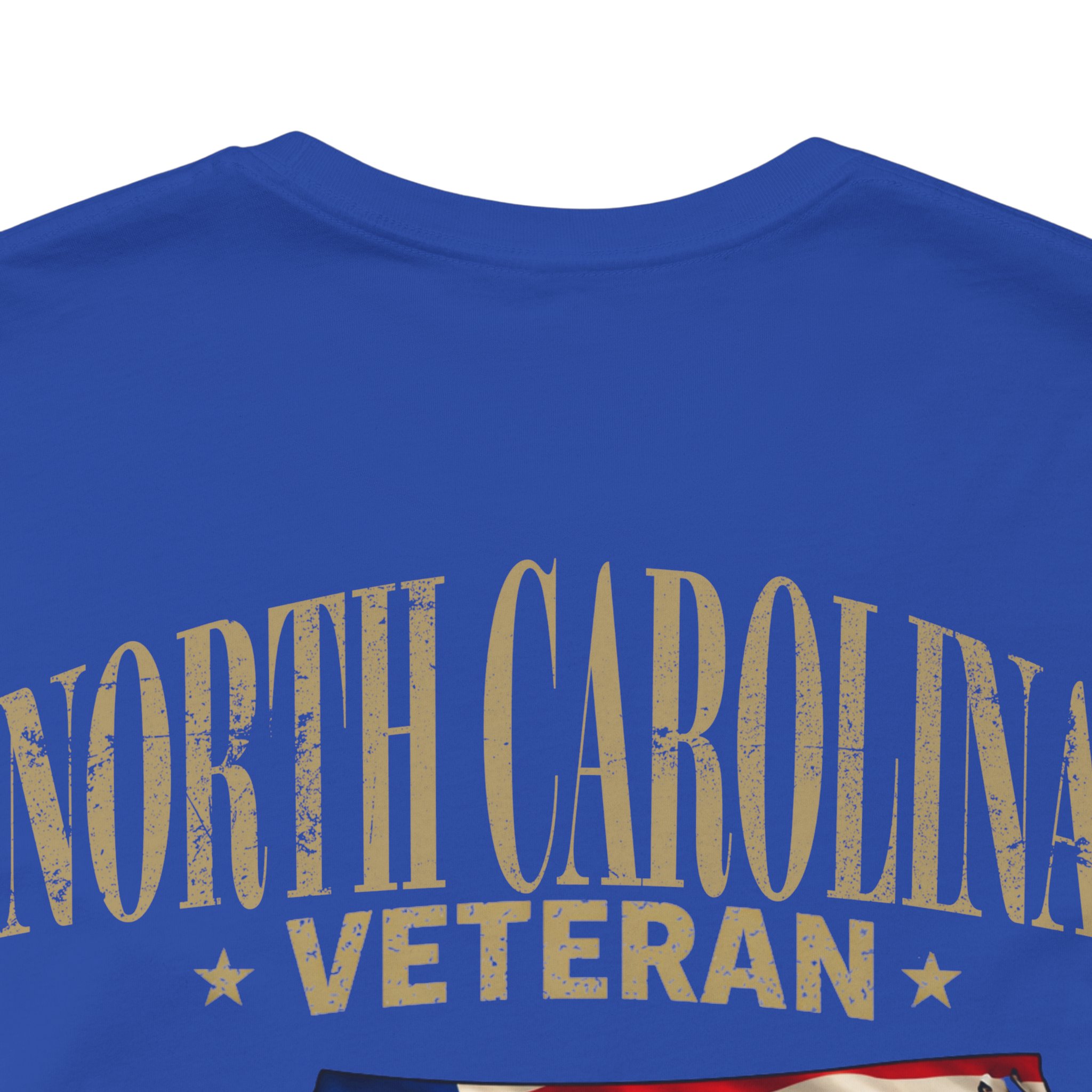 North Carolina Veteran T-Shirt — American Flag Map Military Tribute Tee - Image 31