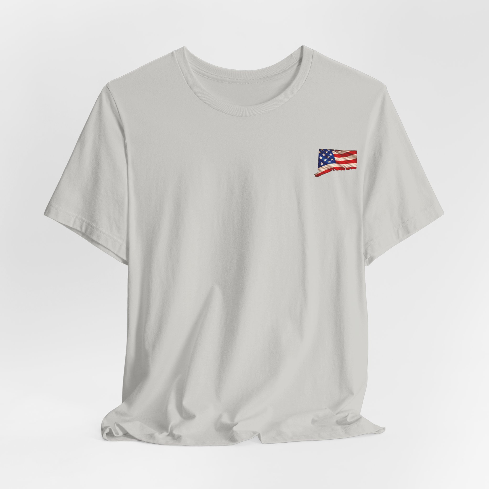 Connecticut Veteran T-Shirt — American Flag Alaska Map Military Tribute Tee - Image 18