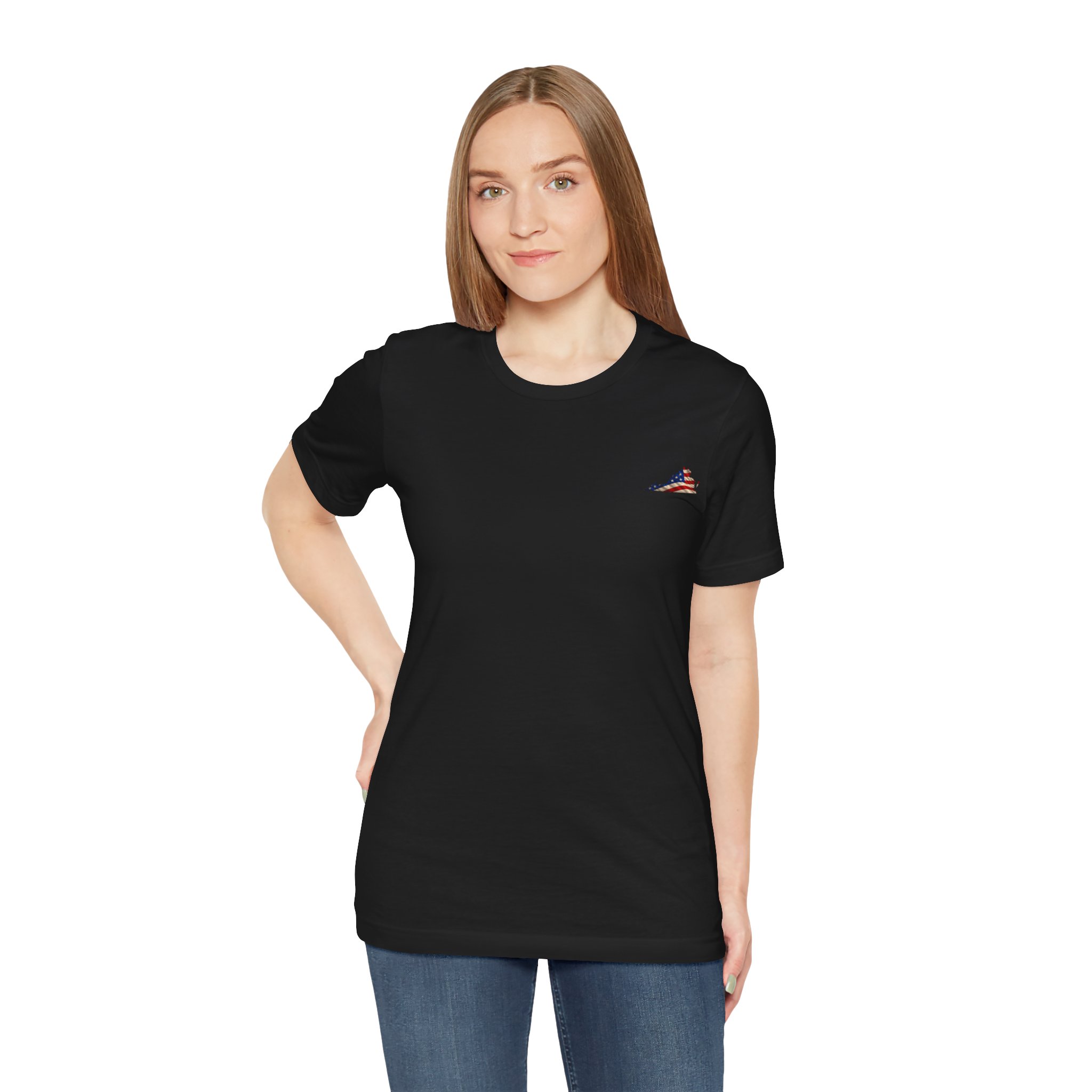 Virginia Veteran T-Shirt — American Flag Map Military Tribute Tee - Image 29