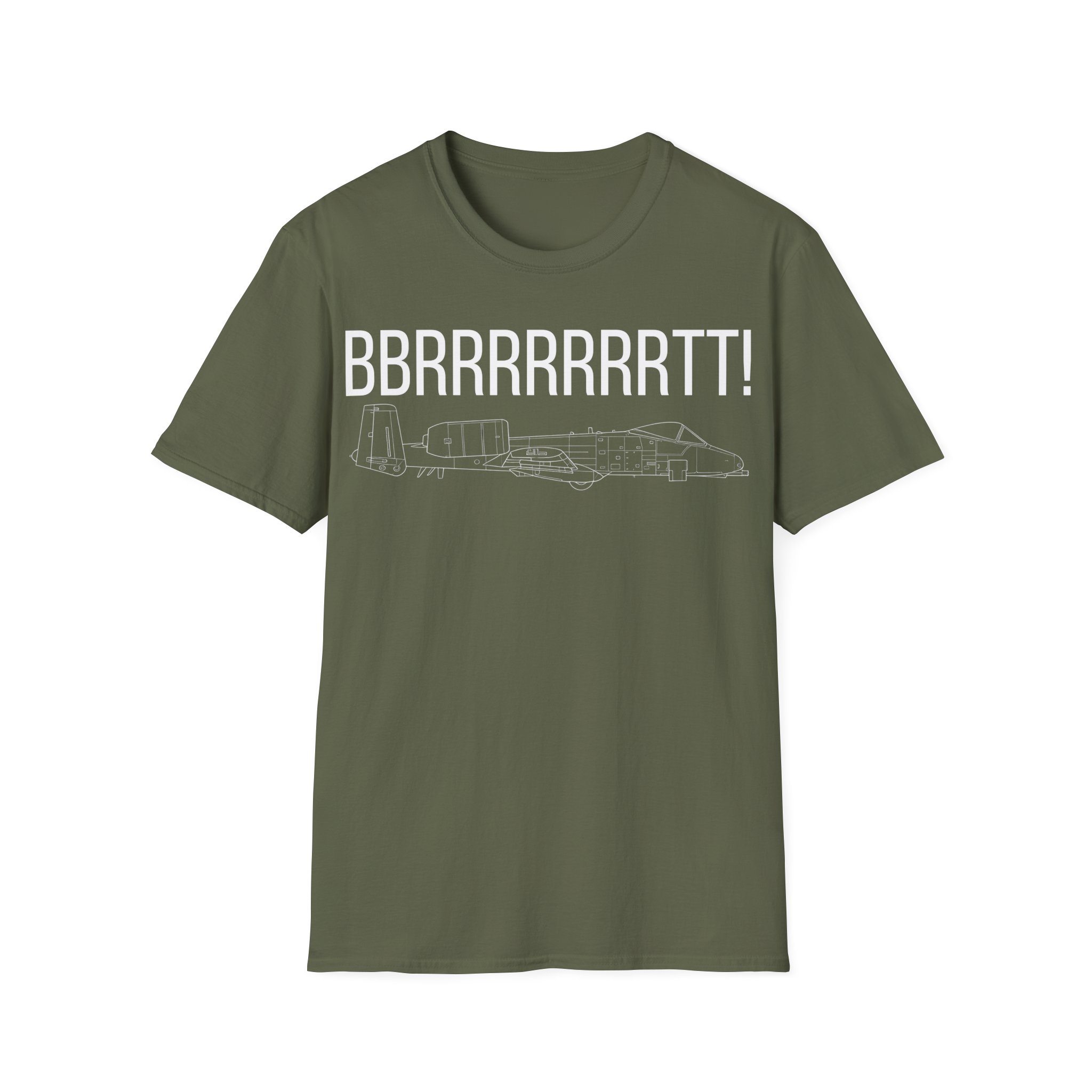 A-10 Warthog T-Shirt — "BBRRRRRRRTT!" Gunfire Sound Military Aircraft Tee - Image 5