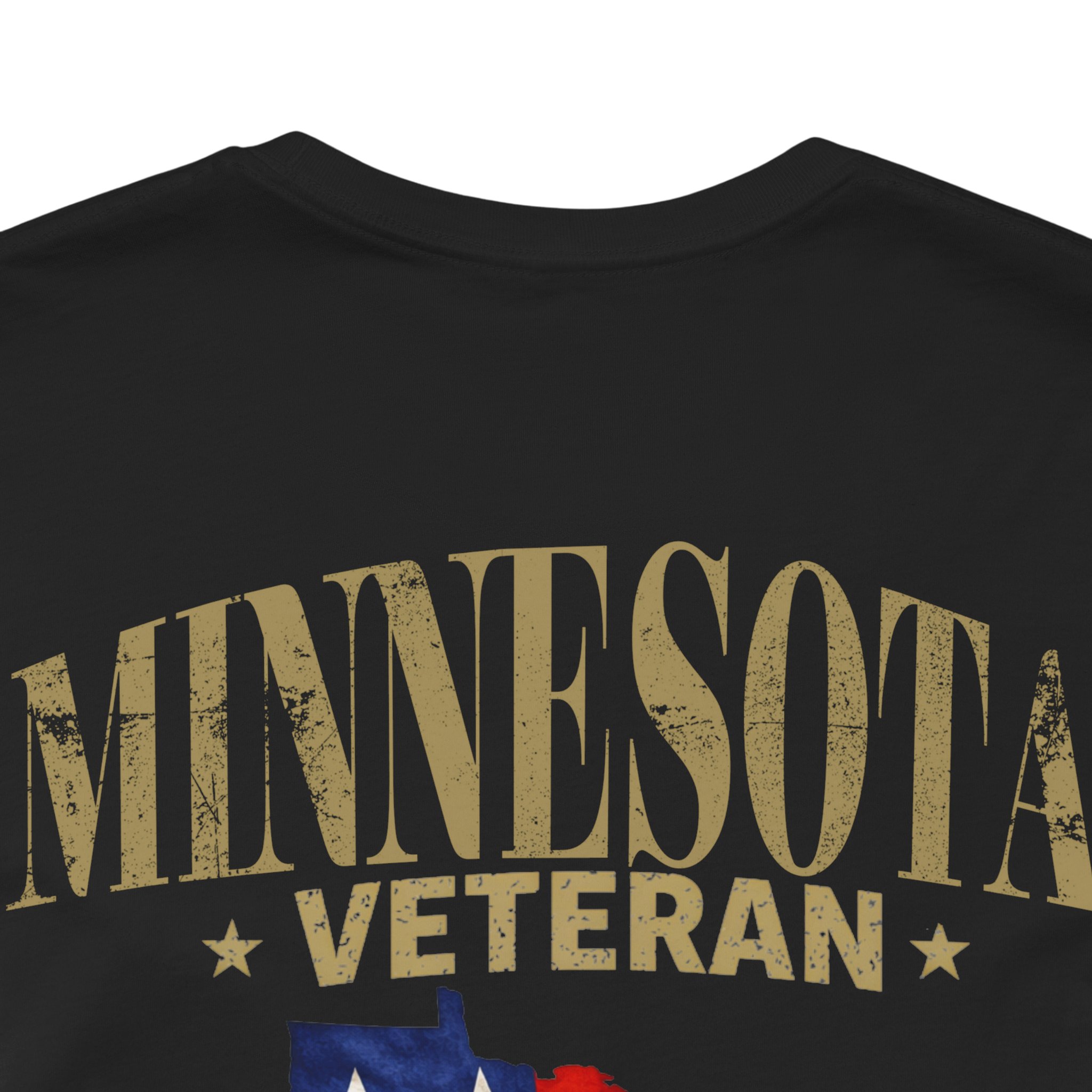 Minnesota Veteran T-Shirt — American Flag Alaska Map Military Tribute Tee - Image 14