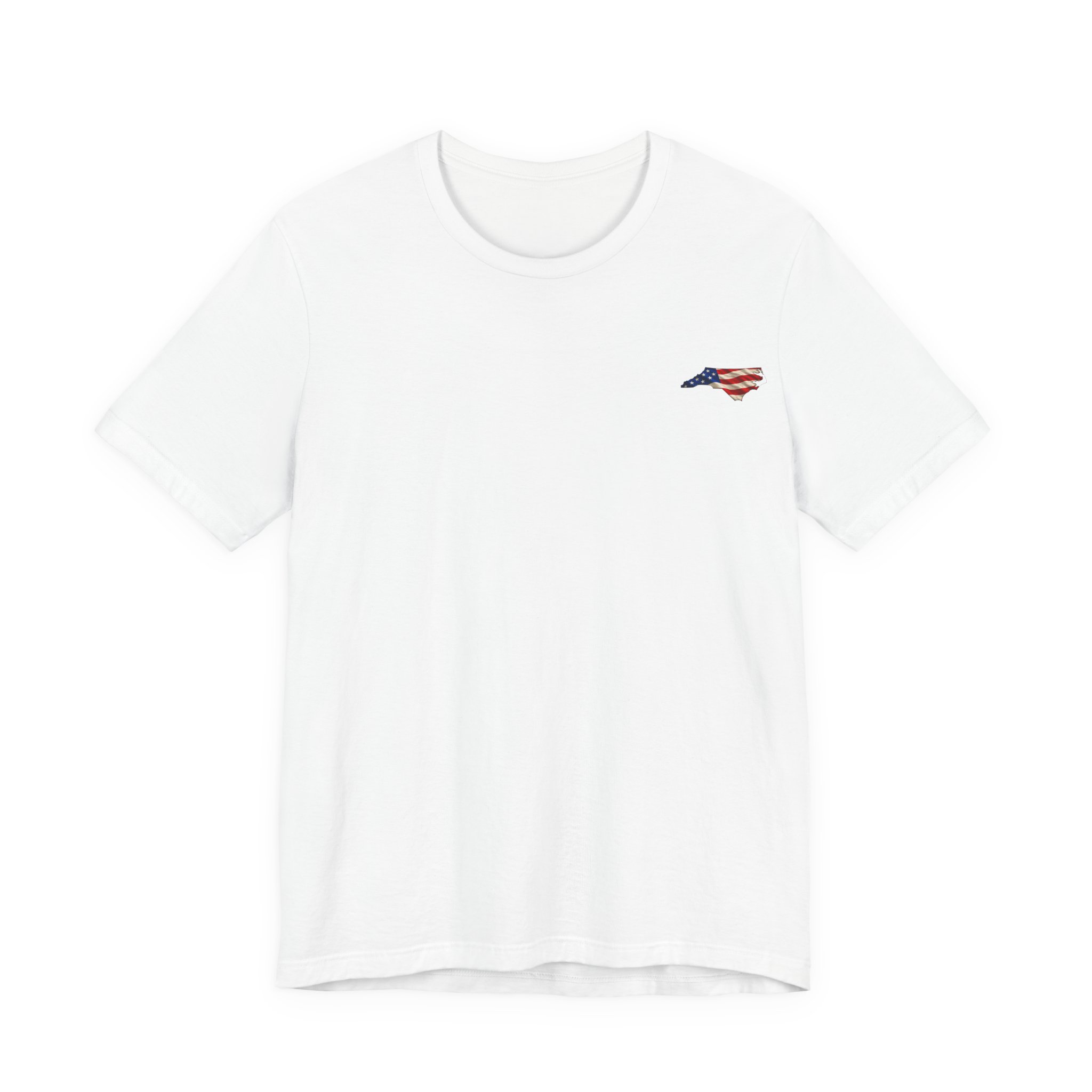 North Carolina Veteran T-Shirt — American Flag Map Military Tribute Tee - Image 9