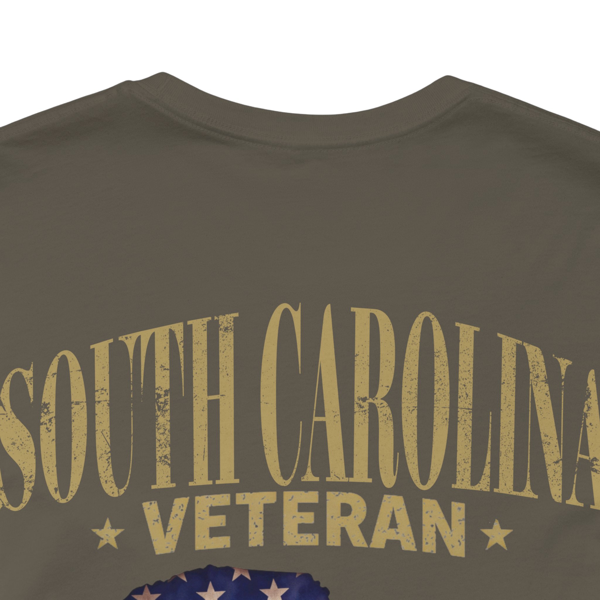 South Carolina Veteran T-Shirt — American Flag Map Military Tribute Tee - Image 29