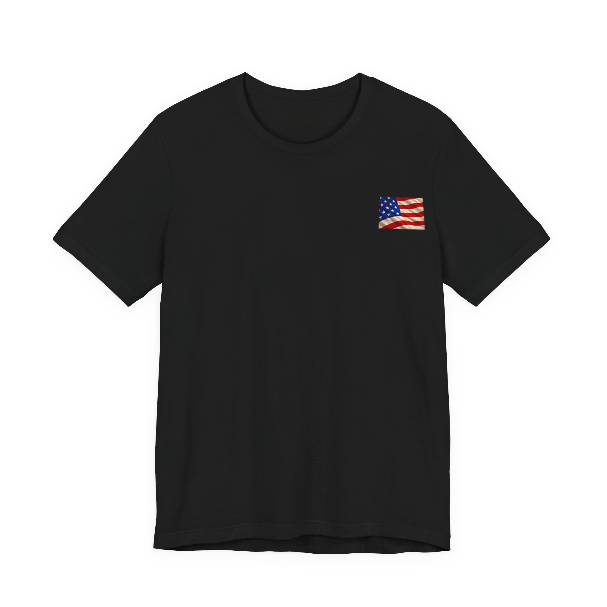 Wyoming Veteran T-Shirt — American Flag Map Military Tribute Tee - Image 25